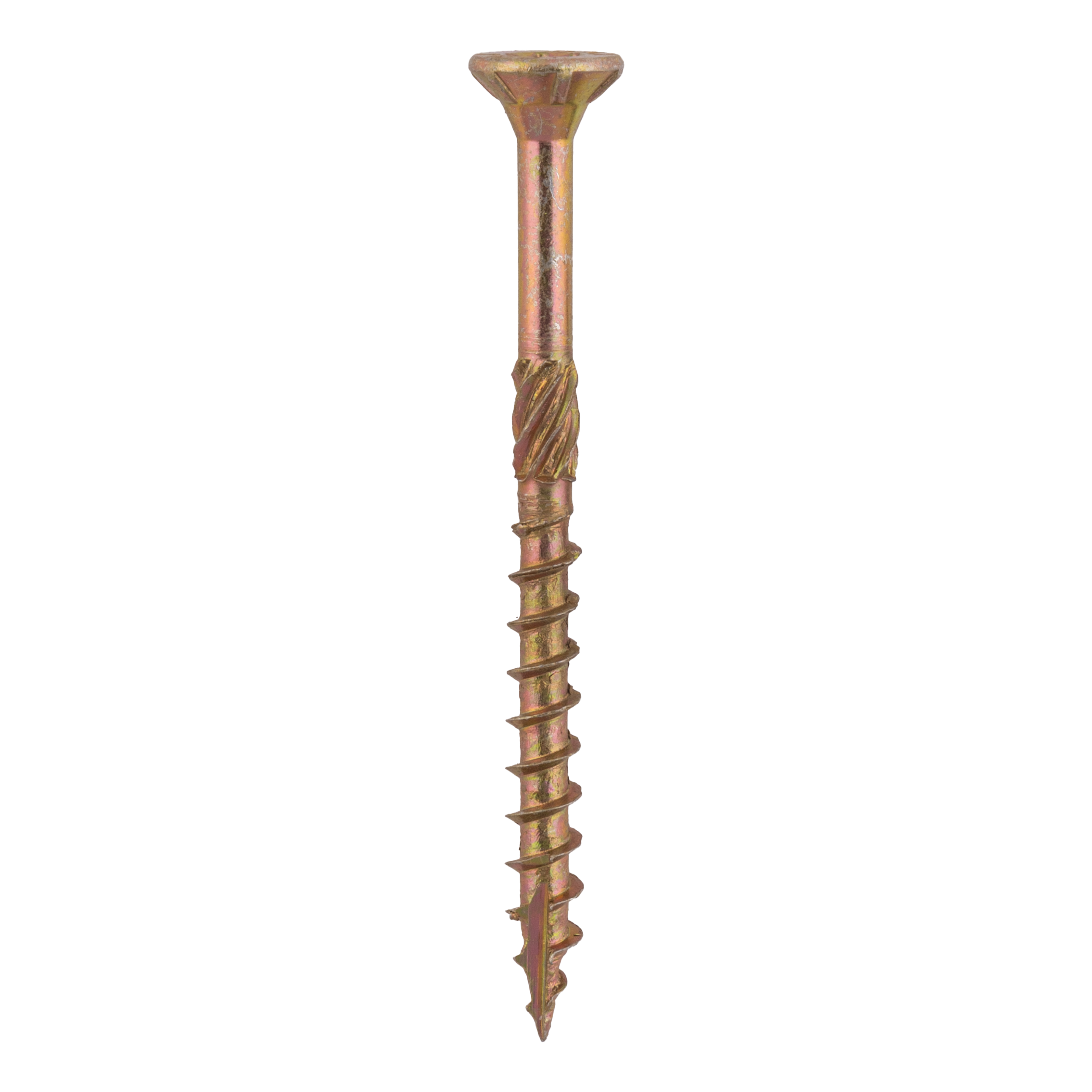 Holzschrauben Senkkopf TORX Teilgewinde - CS | 3,5 x 45 mm | gelb verzinkt | 200 Stk. TORX CS konische Zimmermannsschrauben für Holz, 3,5x45 mm, Gold, 200 Stk., 5x45 mm, Schuss 1.