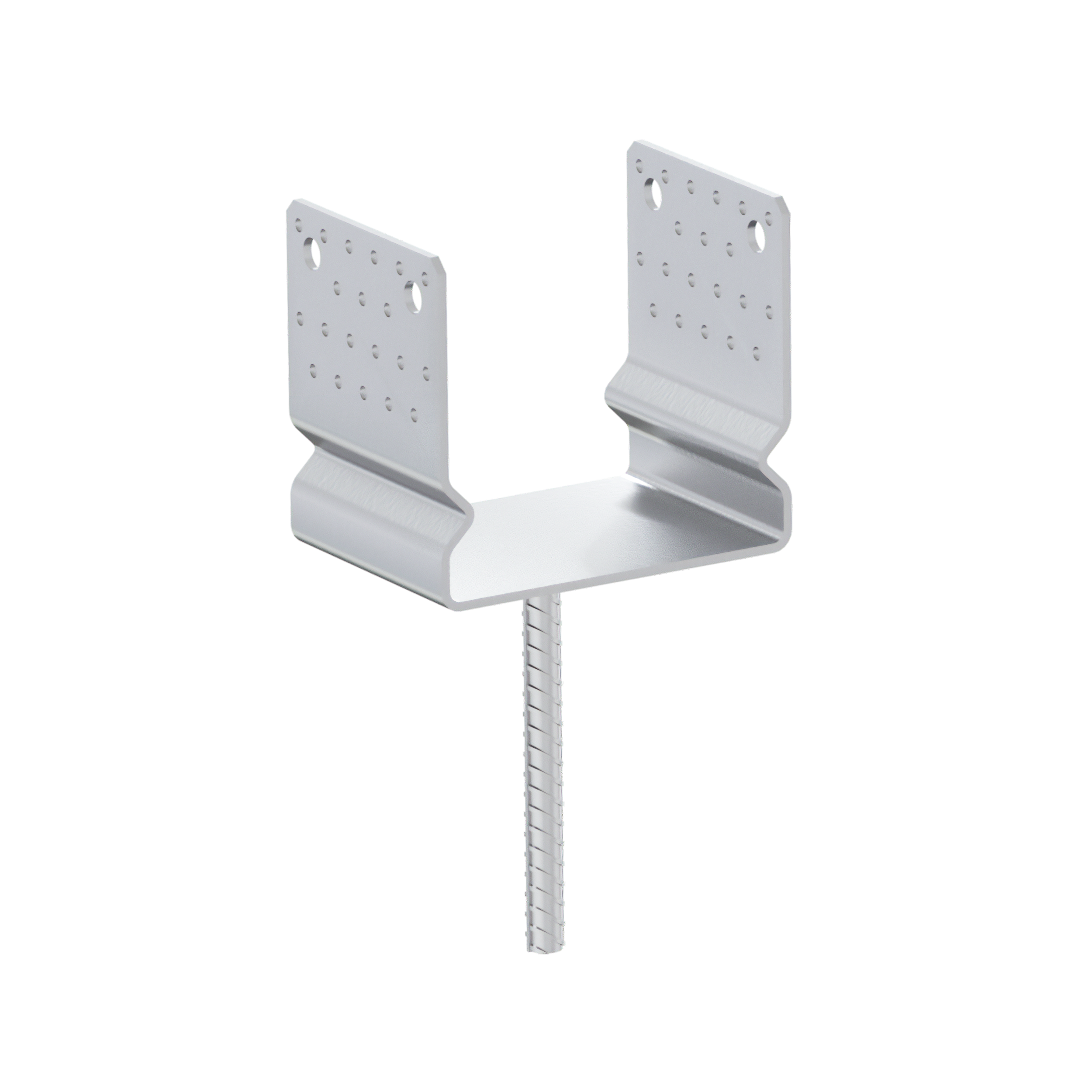 Podstawa słupa kotwa typ U wielopunktowa z siodełkiem - PSSZ | 160 mm Podstawa słupa kotwa typ U wielopunktowa z siodełkiem - PSSZ | 160 mm