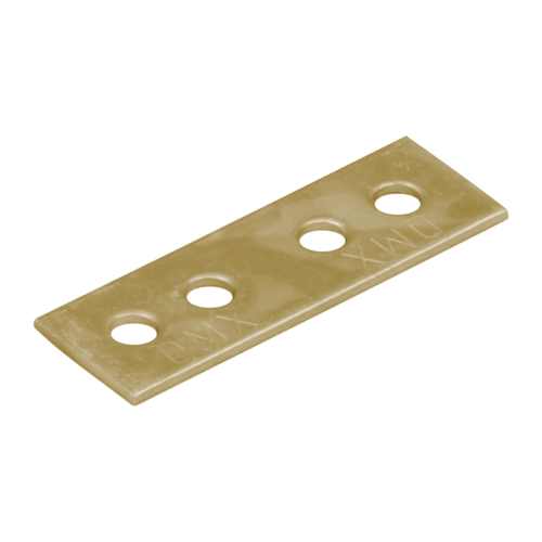 Flachverbinder schmal universal Lochplatte Verbindungsblech verzinkt - LW 50 | 48x14 mm | 50 Stück Schmaler Universal-Stahlverbinder LW 50, 48x14 mm, 50 Stk., 48x14x1,5 mm, DC01 Baustahl, silber 2.