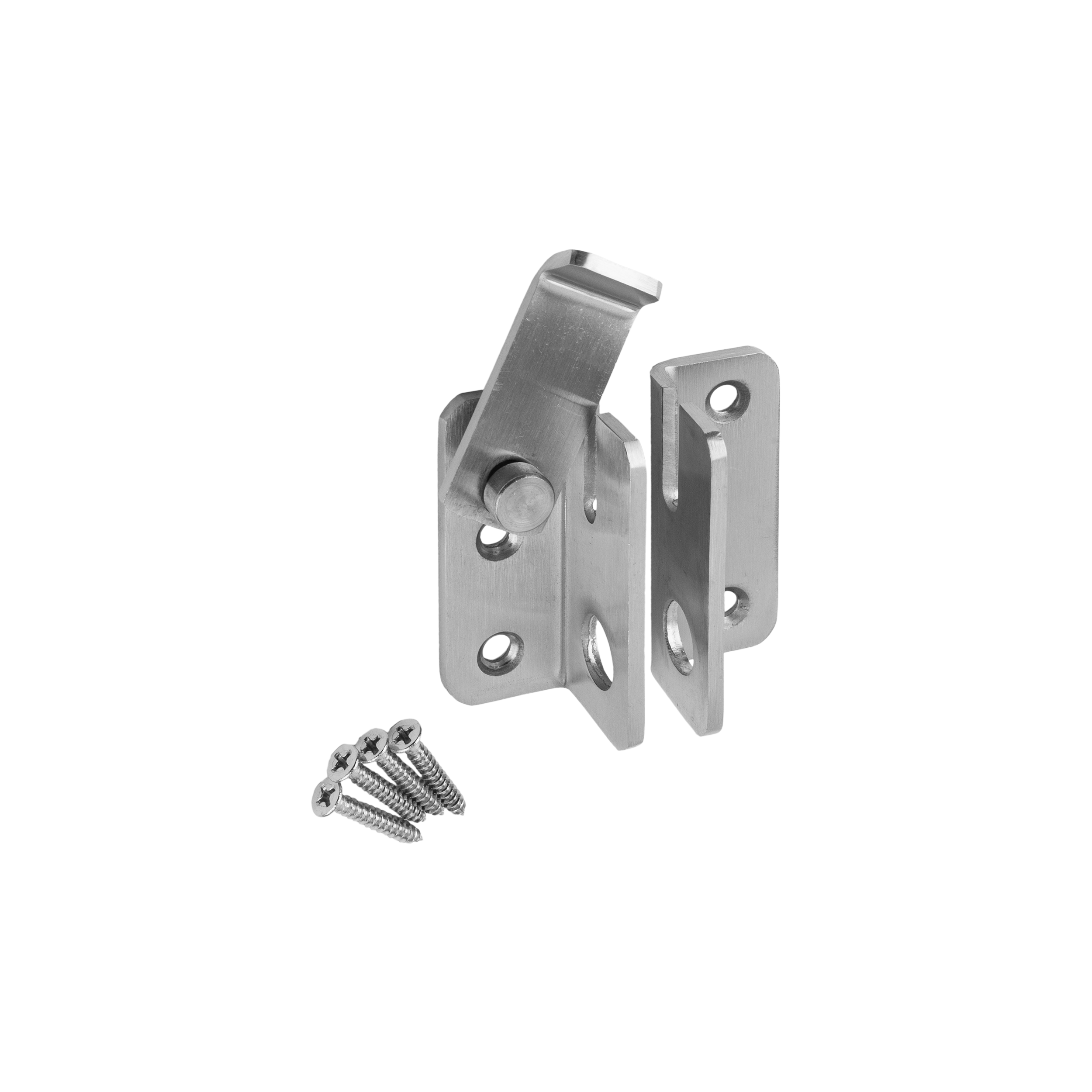 Edelstahl-Torriegel INOX für Gartentor und Tor - WZK | silber | 52 mm Riegel aus Edelstahl INOX für Pforte und Tor WZK, silber, 52 mm, Edelstahl INOX.