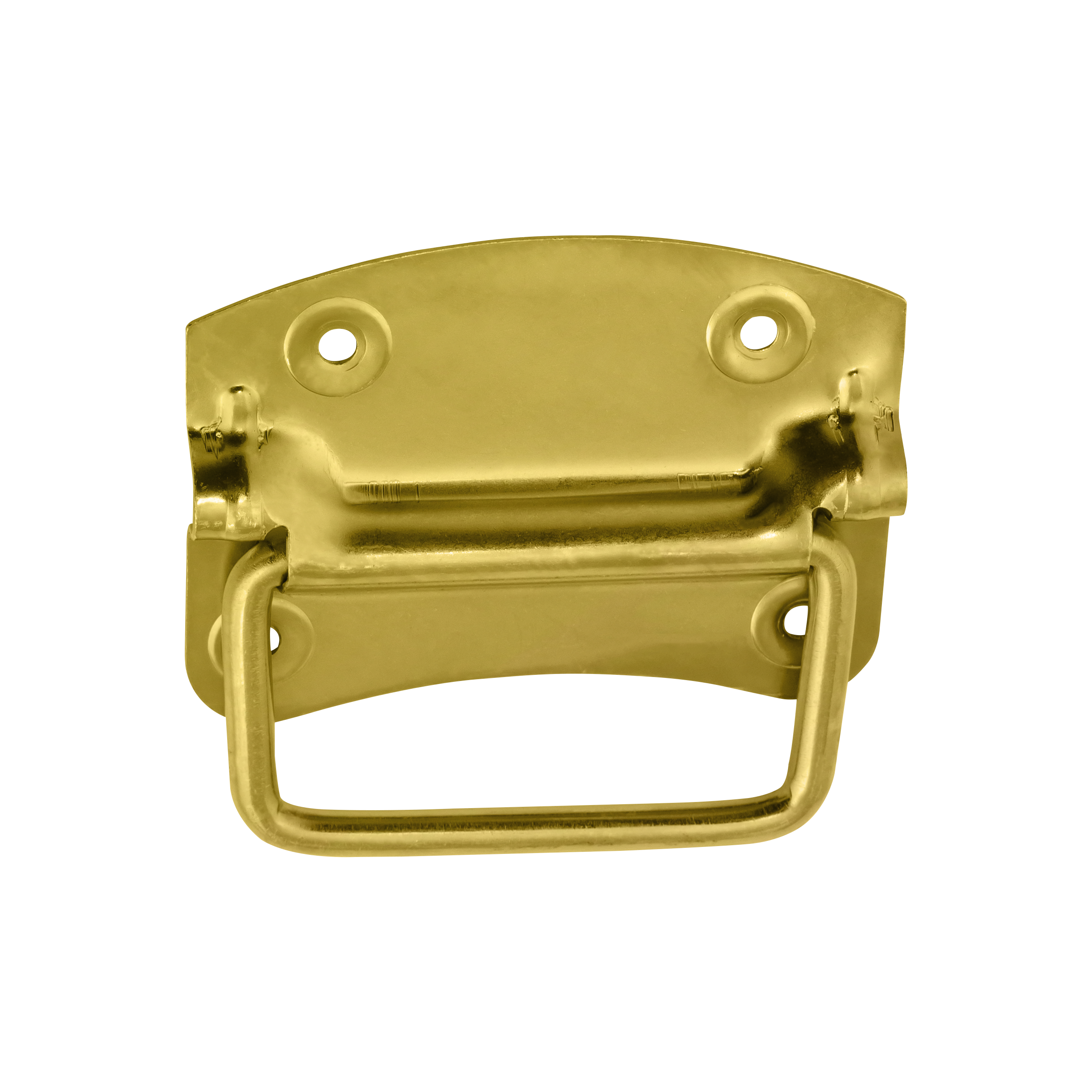 Kistengriff - US | verzinkt | 115 mm US-Kastengriff, Gold, 115 mm, 115 x 80 mm, DC01-Baustahl.