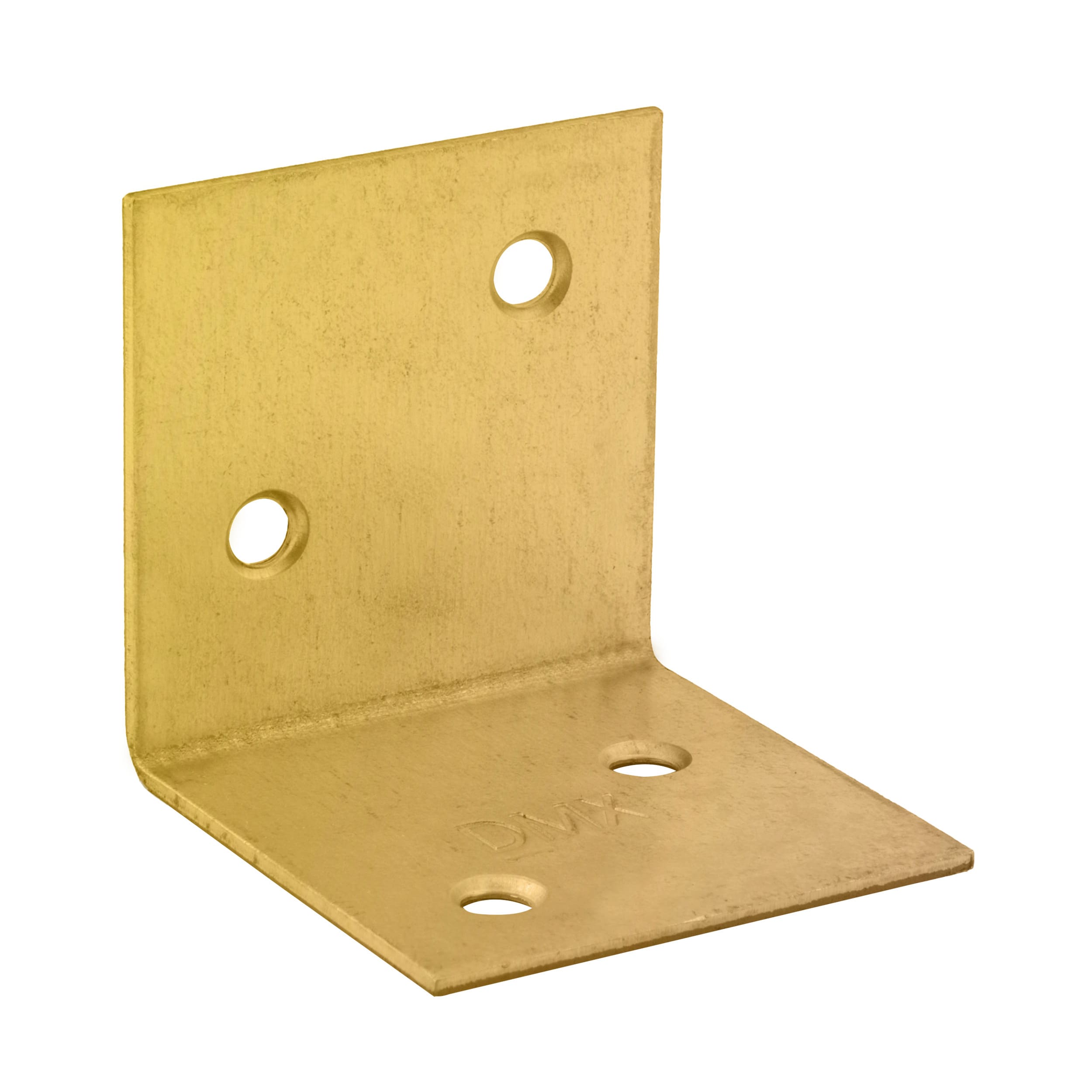 Möbelwinkel breit Möbelverbinder Winkelverbinder Stahl - KS 2 | 40x40x40 mm | 50 Stück | Gold Breiter Zimmermannswinkel KS 2, 40x40x40 mm, 50 Stk., 40x40x40x1,5 mm, DC01 Baustahl, Gold 2.