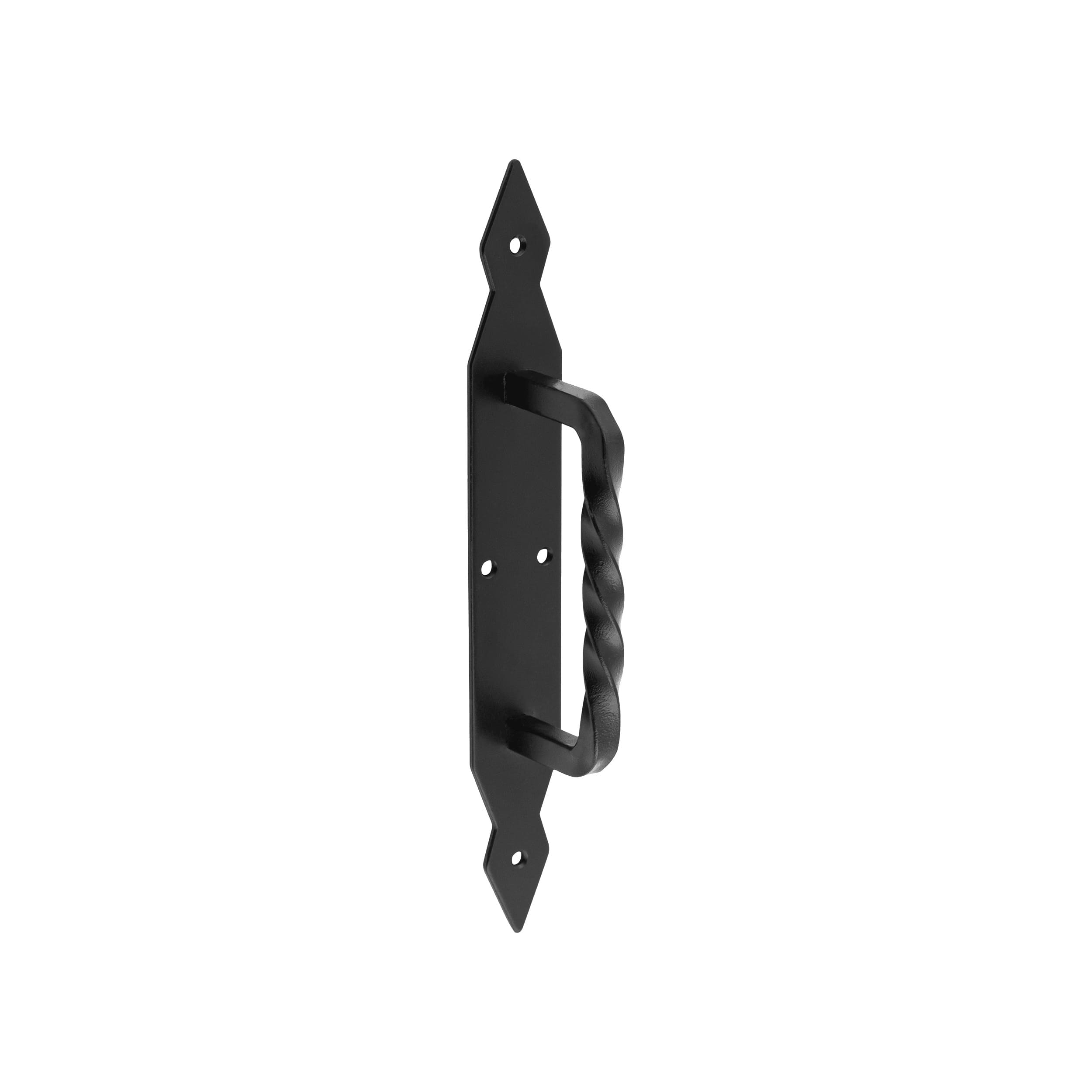 Dekorativer Handgriff für Tor, Gartentor und Möbel - UZR | schwarz | 290 mm Dekorativer Metallgriff für das Möbeltor UZR, schwarz, 290 mm, DC01-Baustahl, Schuss 1.