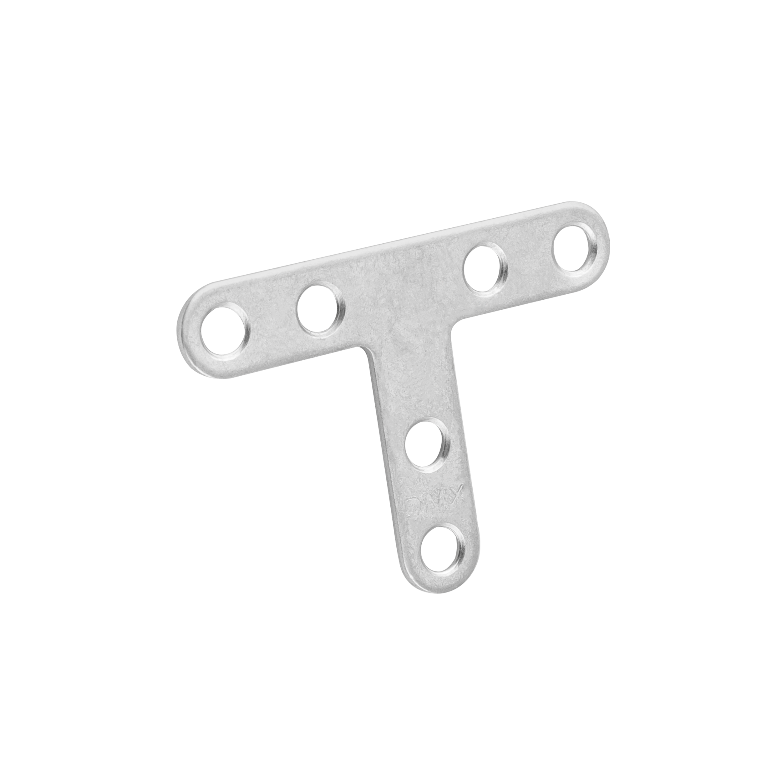 T-Flachverbinder T-Verbinder Lochplatte Holzverbinder - FKT 70/50 | 70x50x13 mm | 2 mm | verzinkt Flacher T-Metallverbinder FKT 70/50, 70x50x13 mm, 2 mm, silber, 70x50x13x2,0 mm, Baustahl DC01.