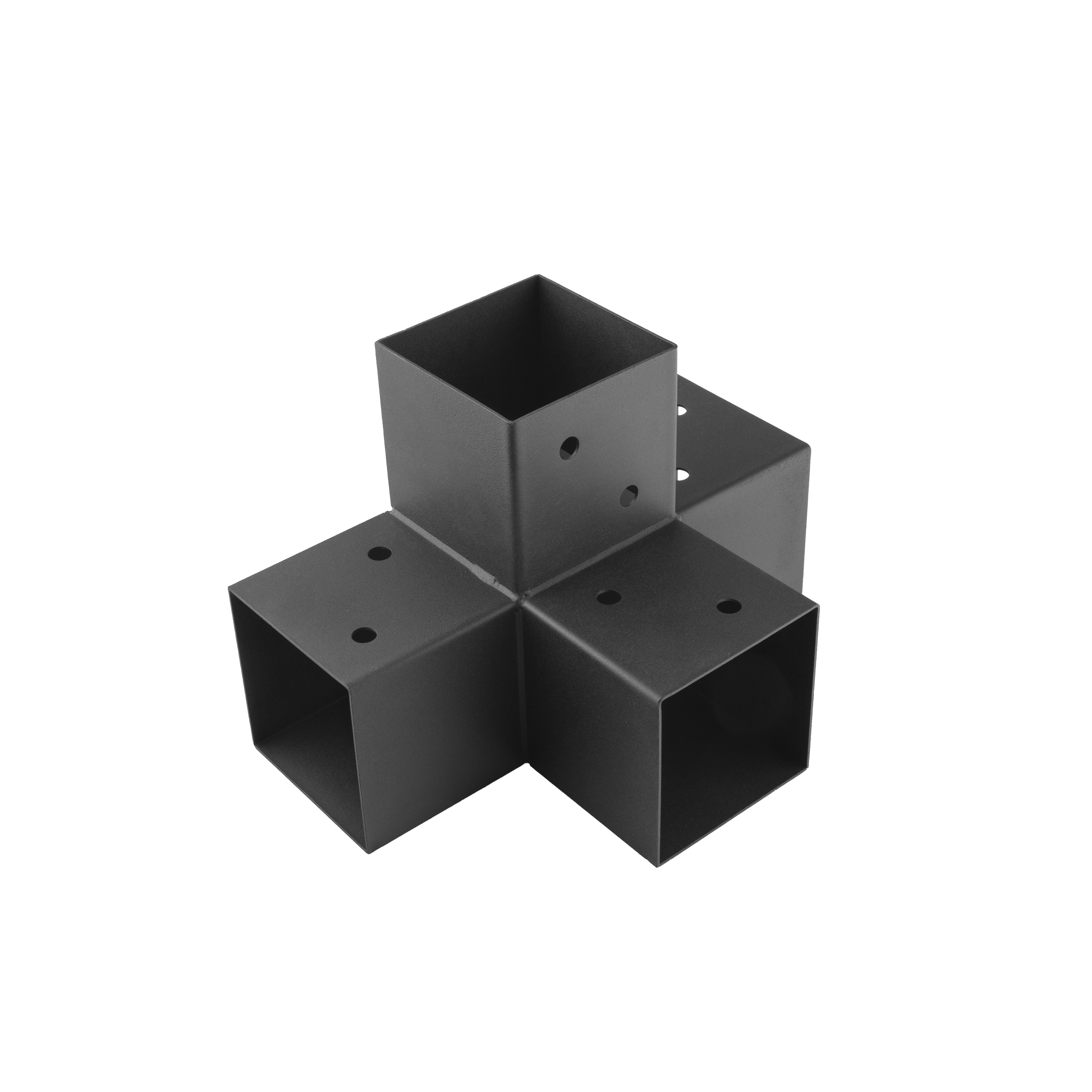 Łącznik belki kwadratowej do pergoli ciesielski - GPX 90 | 92x185x275 mm | czarny