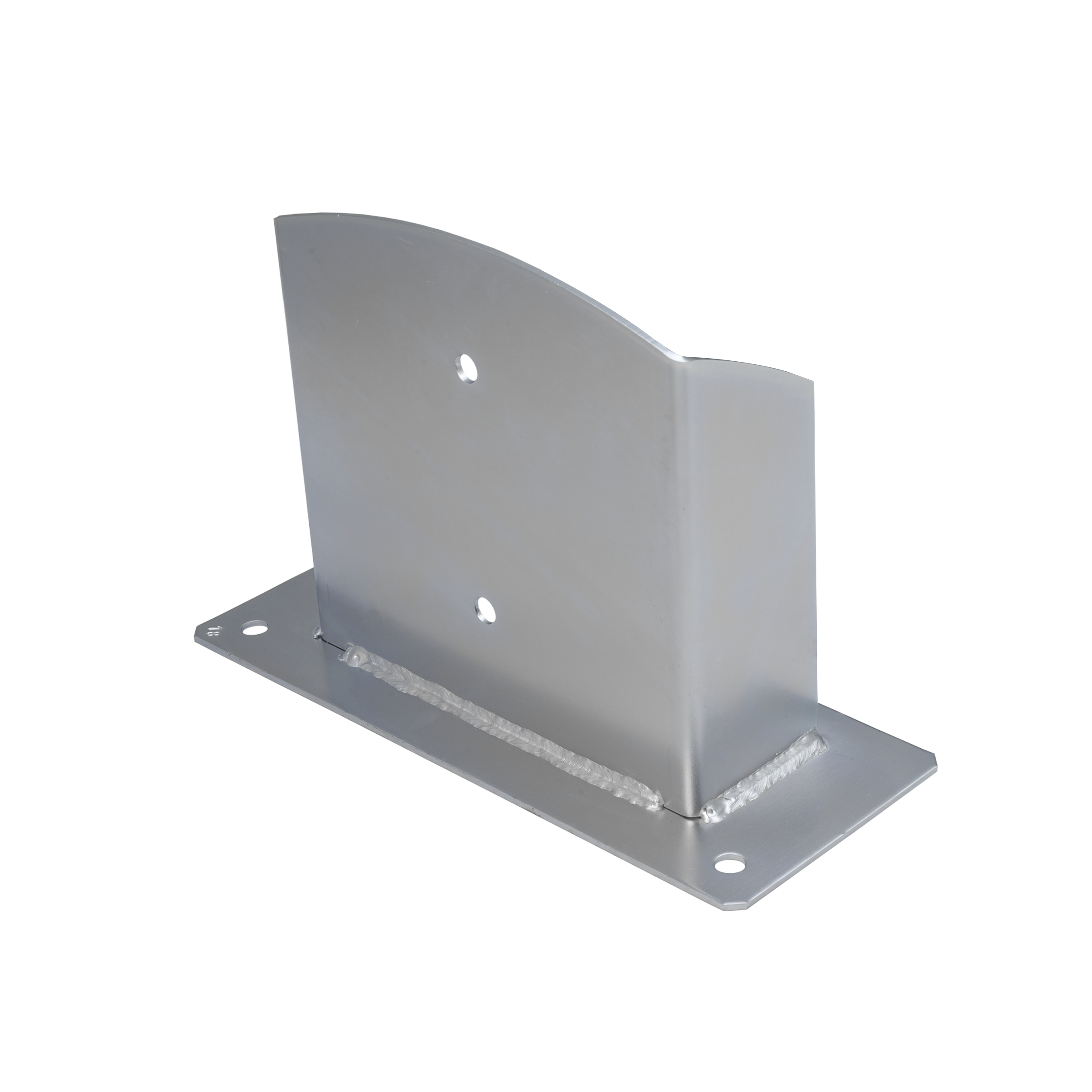 Podstawa słupa kotwa przykręcana dzielona z podstawą prostokątną - PSD | 200 mm | Srebrny Podstawa słupa kotwa przykręcana dzielona z podstawą prostokątną - PSD | 200 mm | Srebrny