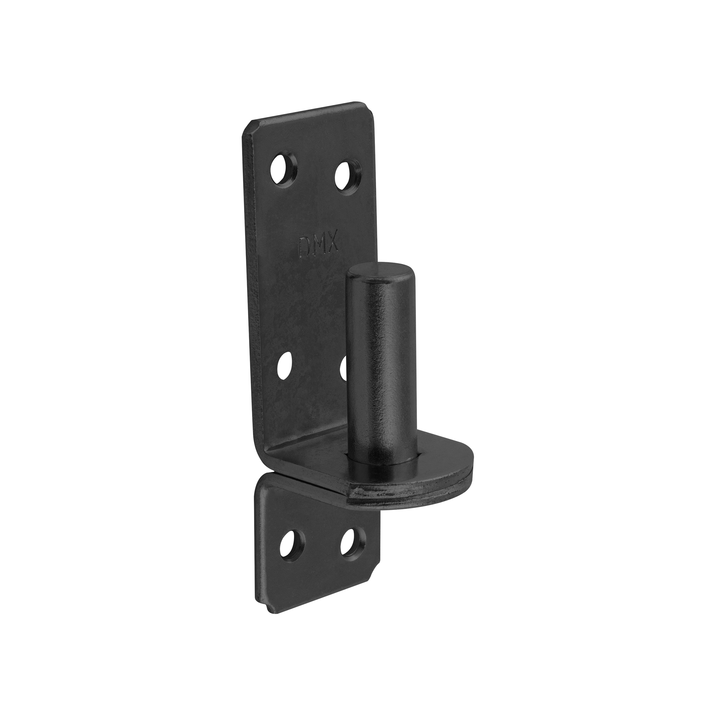 Kloben für Torbänder - C | schwarz | fi 16 mm | 11 mm Zapfenhalter für Torscharniere C 16/11, 44 mm, schwarz, 16 mm, 11x120x4,0 mm.