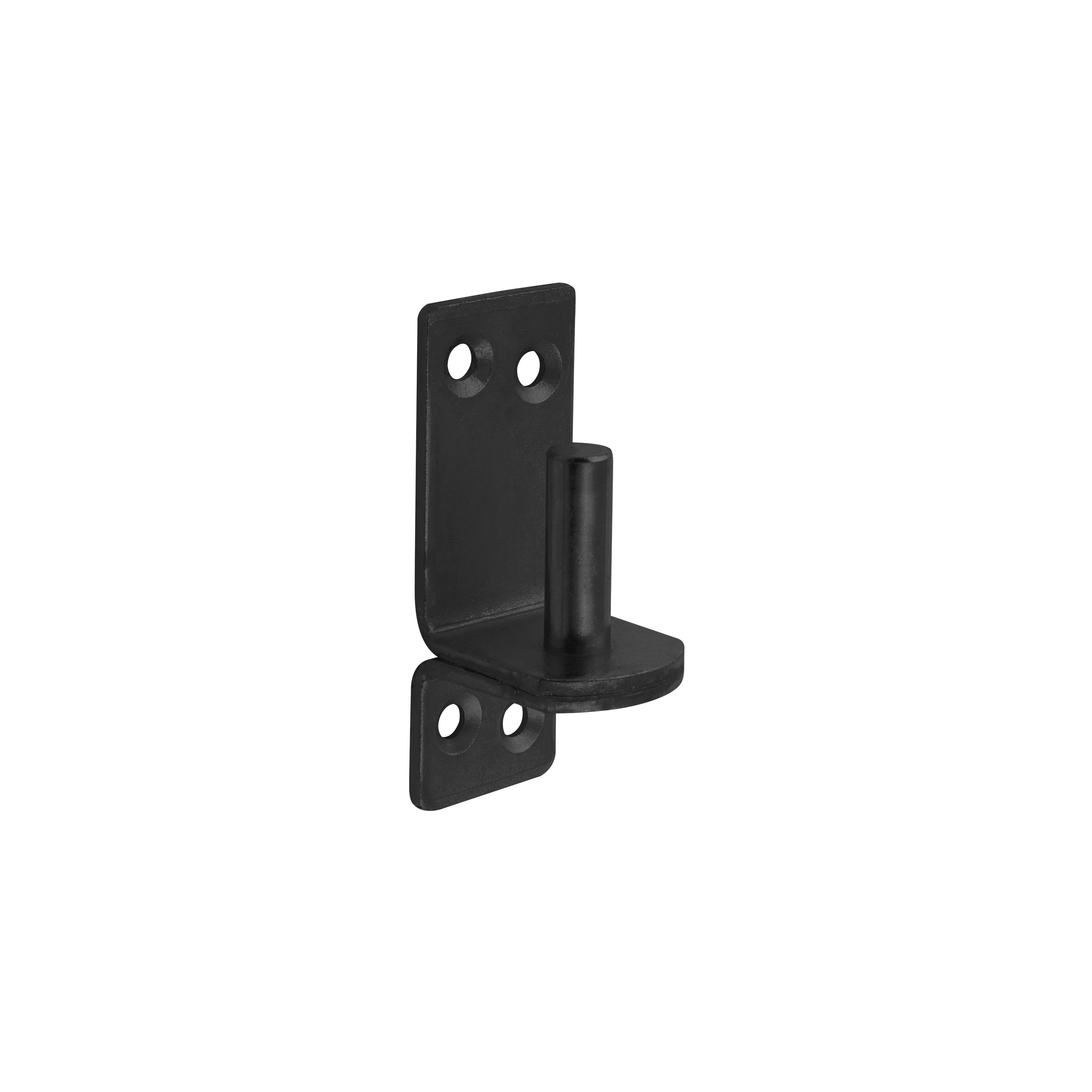 Kloben für Torbänder - C | schwarz | fi 10 mm | 11 mm Zapfenhalter für Torscharniere C 10/11, 35 mm, schwarz, 10 mm, 11x81x3,0 mm.