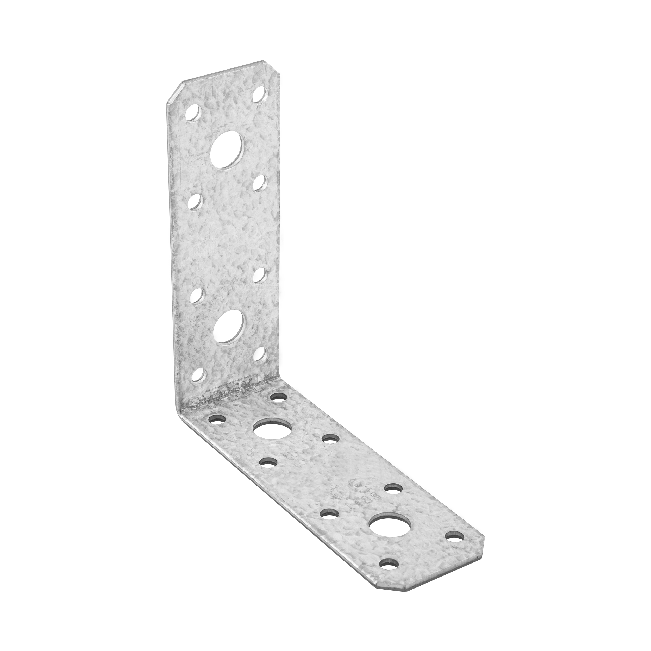 Winkelverbinder Verbindungswinkel Lochplattenwinkel Holzverbinder feuerverzinkt - KL 6 | 102x102x35 mm | 2,5 mm Verbindungswinkel KL 6, 102x102x35 mm, 2,5 mm, 102x102x35x2,5 mm, DX51D-Baustahl, silber, im Elementset enthalten.