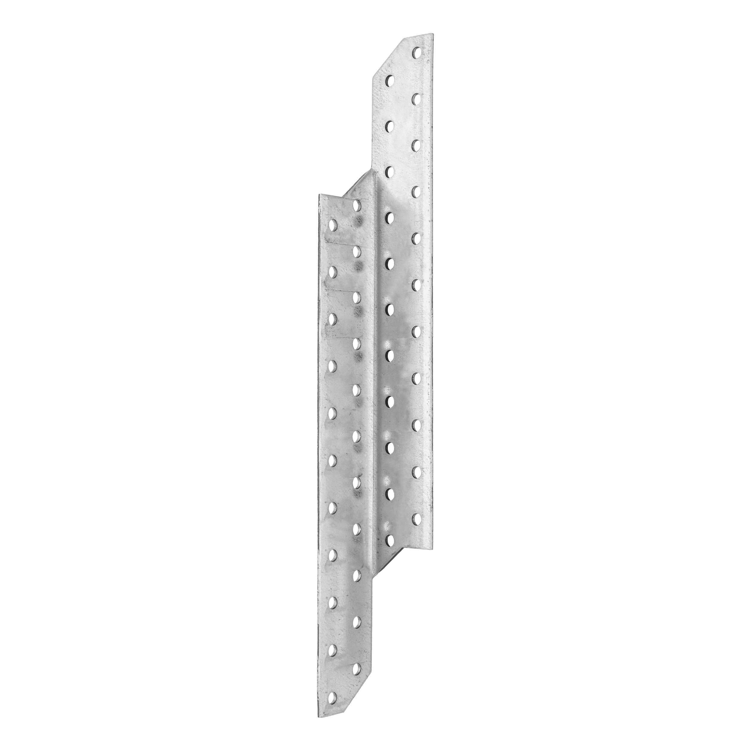 Sparrenpfettenanker links Sparrenanker Dachverbinder Holzverbinder feuerverzinkt - LK 7 | 290x32 mm | 2 mm Sparrenverbinder links LK 7, 290x32 mm, 2 mm, silber, DX51D Baustahl 2.