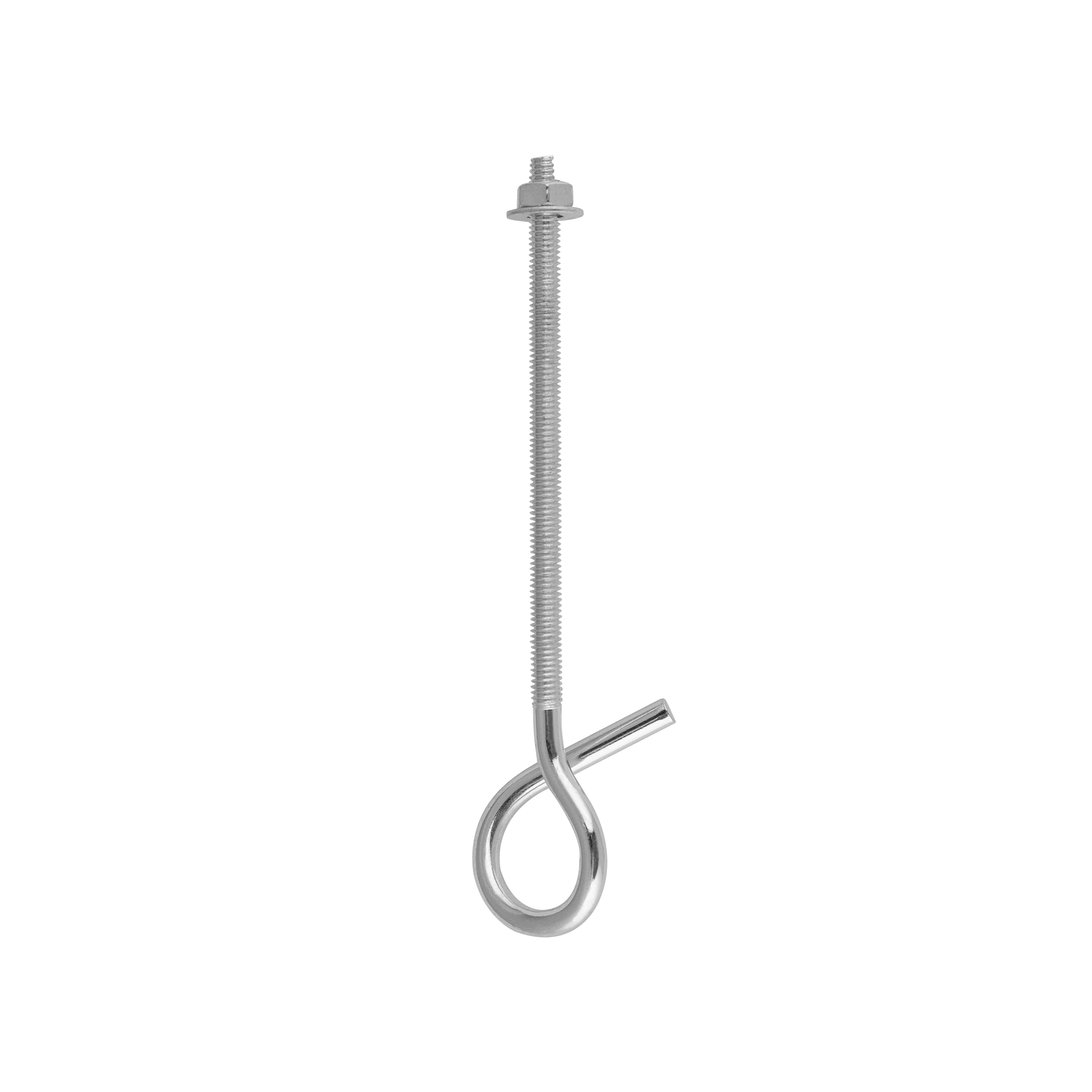 Schaukelhaken aus Stahl Schaukelschelle Karabinerhaken - MHM 6 × 140 mm Schaukelhakenmontage-Stahlgriff MHM 6 × 140 mm, 6x140 mm, Silber, Kohlenstoffstahl.