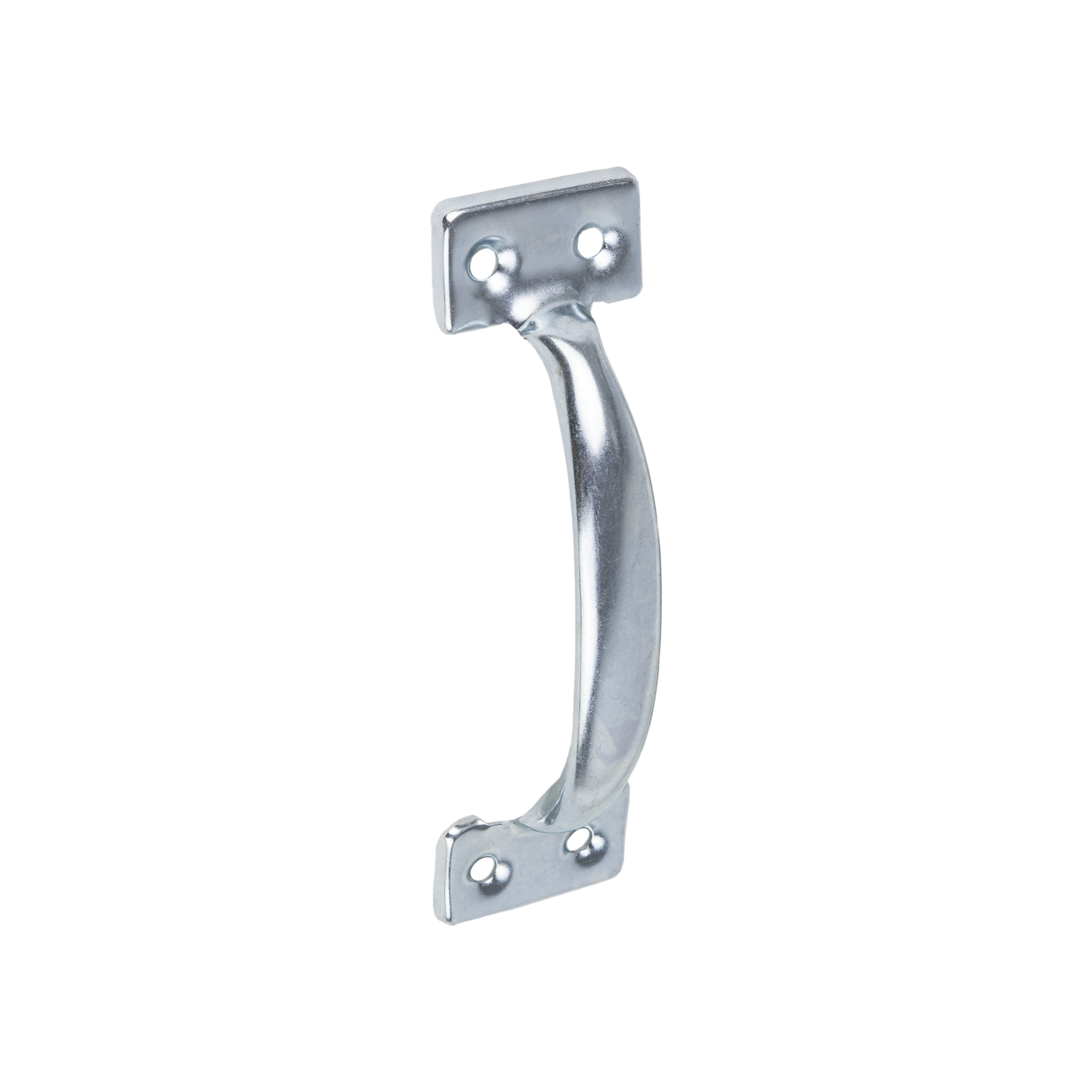 Universal-Handgriff für Tor, Gartentor und Möbel - UNB | silber | 165 mm Universeller Metallgriff für UNB-Möbeltor, silber, 165 mm, 160 x 47 x 1,3 mm, DC01-Baustahl.