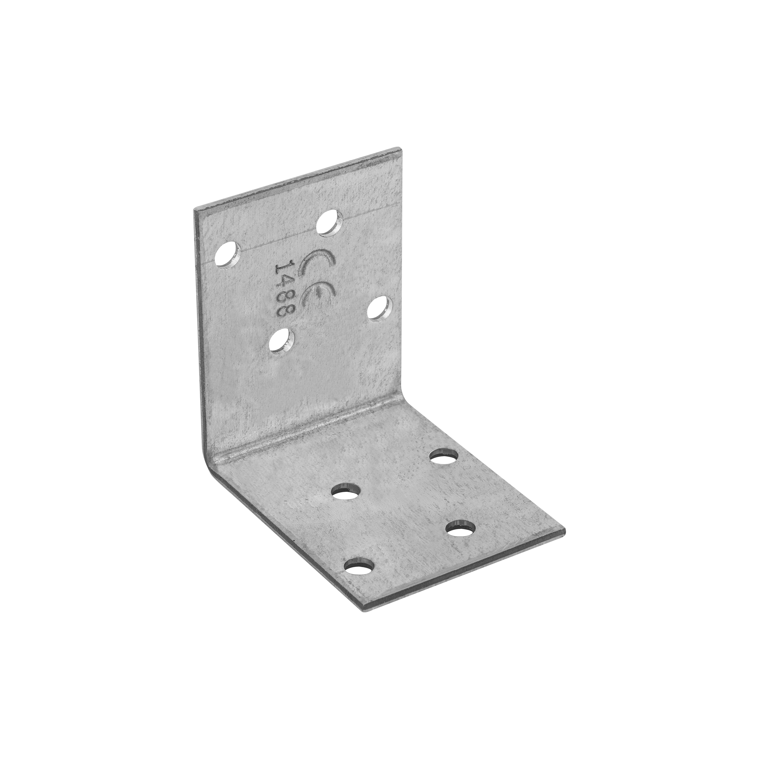 Montagewinkel universal Winkelverbinder feuerverzinkt - KM 17 | 50x50x40 mm | 20 Stück Universal-Stahlmontagewinkel KM 17, 50x50x40 mm, 20 Stk., 52x52x40x2,0 mm, DX51D-Baustahl, silber, im Elementset enthalten.