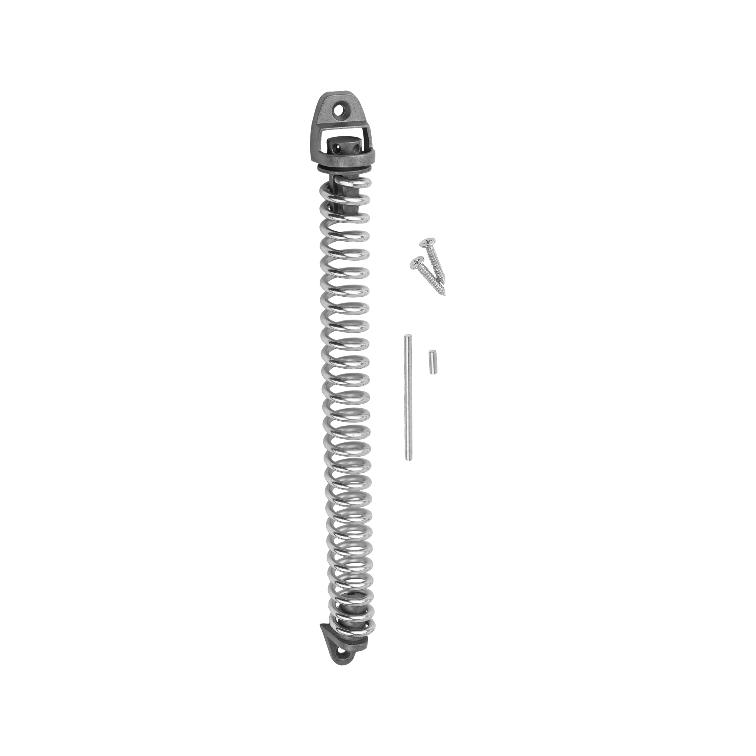 Schließfeder für Gartentore - WHF | silber | 22 mm Torschließfeder WHF, silber, 22 mm, 280 x 22 x 3,0 mm, DC01-Baustahl.