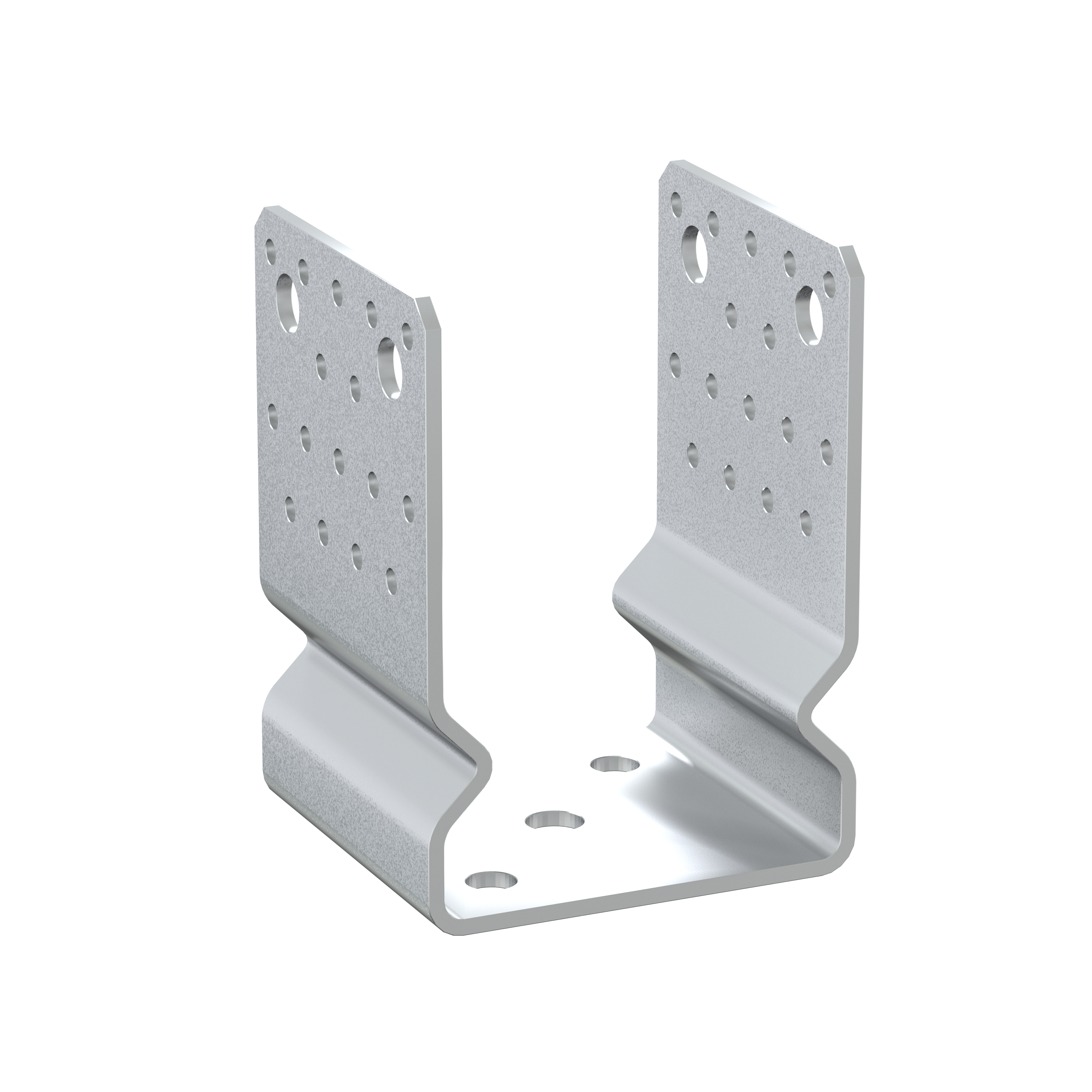 Podstawa słupa kotwa typ U z odsadzeniem wielopunktowa - PSSOZ | 100 mm | Srebrny Podstawa słupa kotwa typ U z odsadzeniem wielopunktowa - PSSOZ | 100 mm | Srebrny