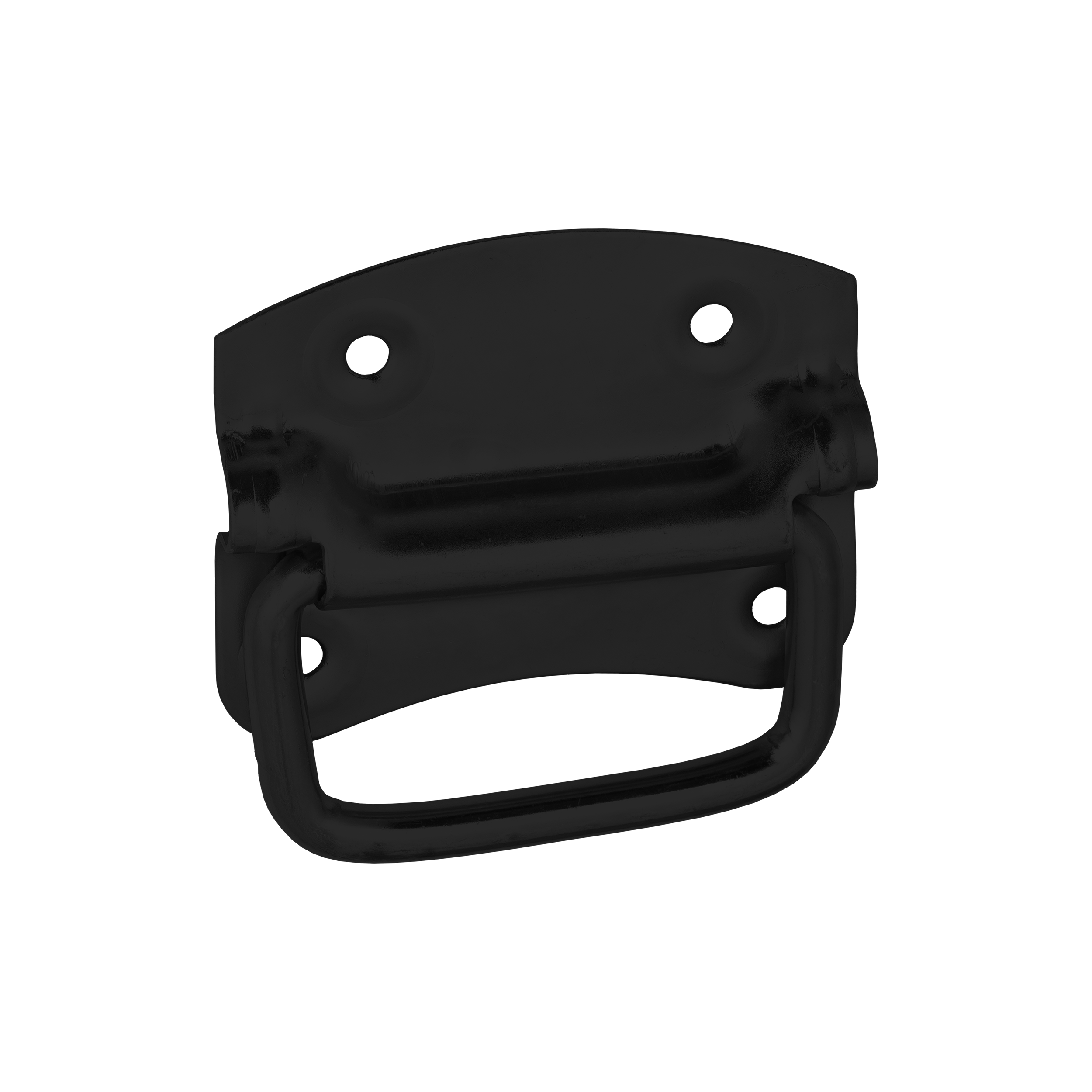 Kistengriff - US | schwarz | 90 mm US-Kastengriff, schwarz, 90 mm, 90 x 70 mm, DC01-Baustahl.