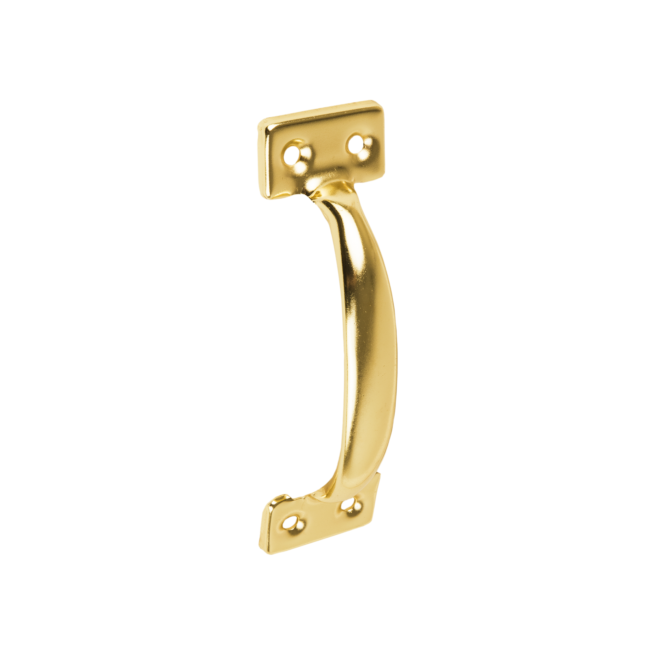 Universal-Handgriff für Tor, Gartentor und Möbel - UNB | verzinkt | 165 mm Universeller Metallgriff für UNB-Möbeltor, Gold, 165 mm, 160 x 47 x 1,3 mm, DC01-Baustahl.