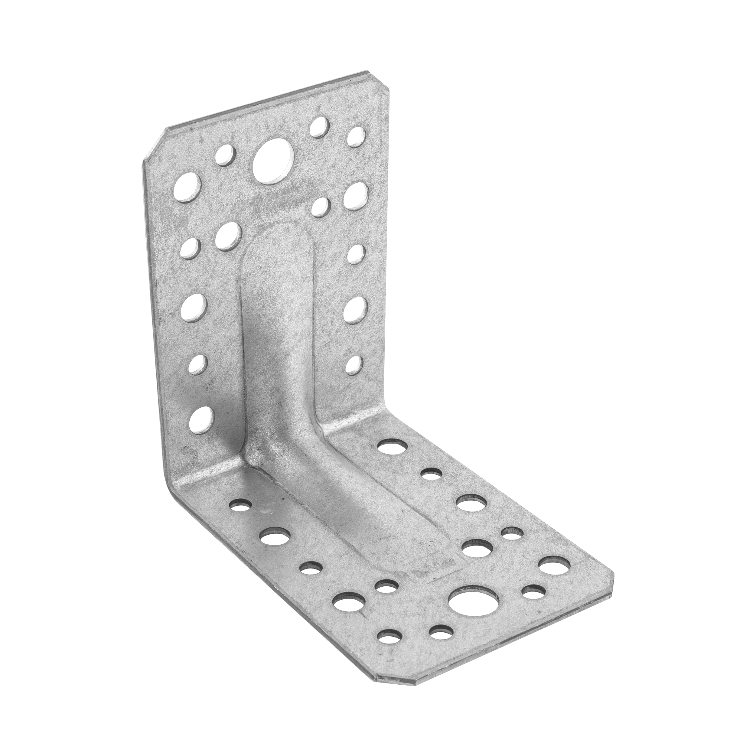 Kątownik ciesielski wzmocniony z przetłoczeniem - KPL 1 | 90x90x65 mm | 2 mm