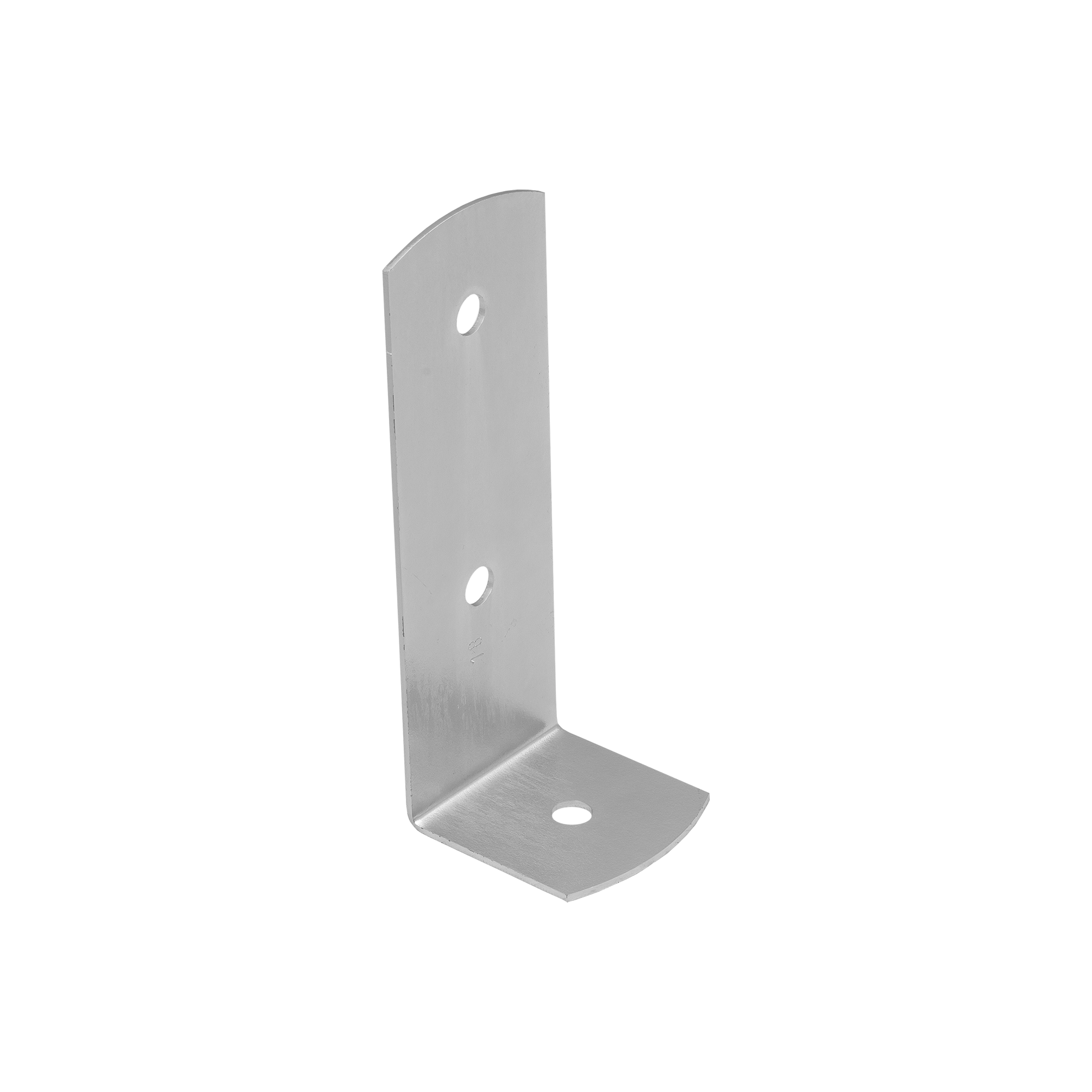 Pfostenträger zum aufdübeln leicht L-Form - PSC | 60x170 mm | feuerverzinkt Mastfuß, Leichtbeton-Schraubanker, Typ L PSC, 60x170 mm, silber, 60x170x2,0 mm.