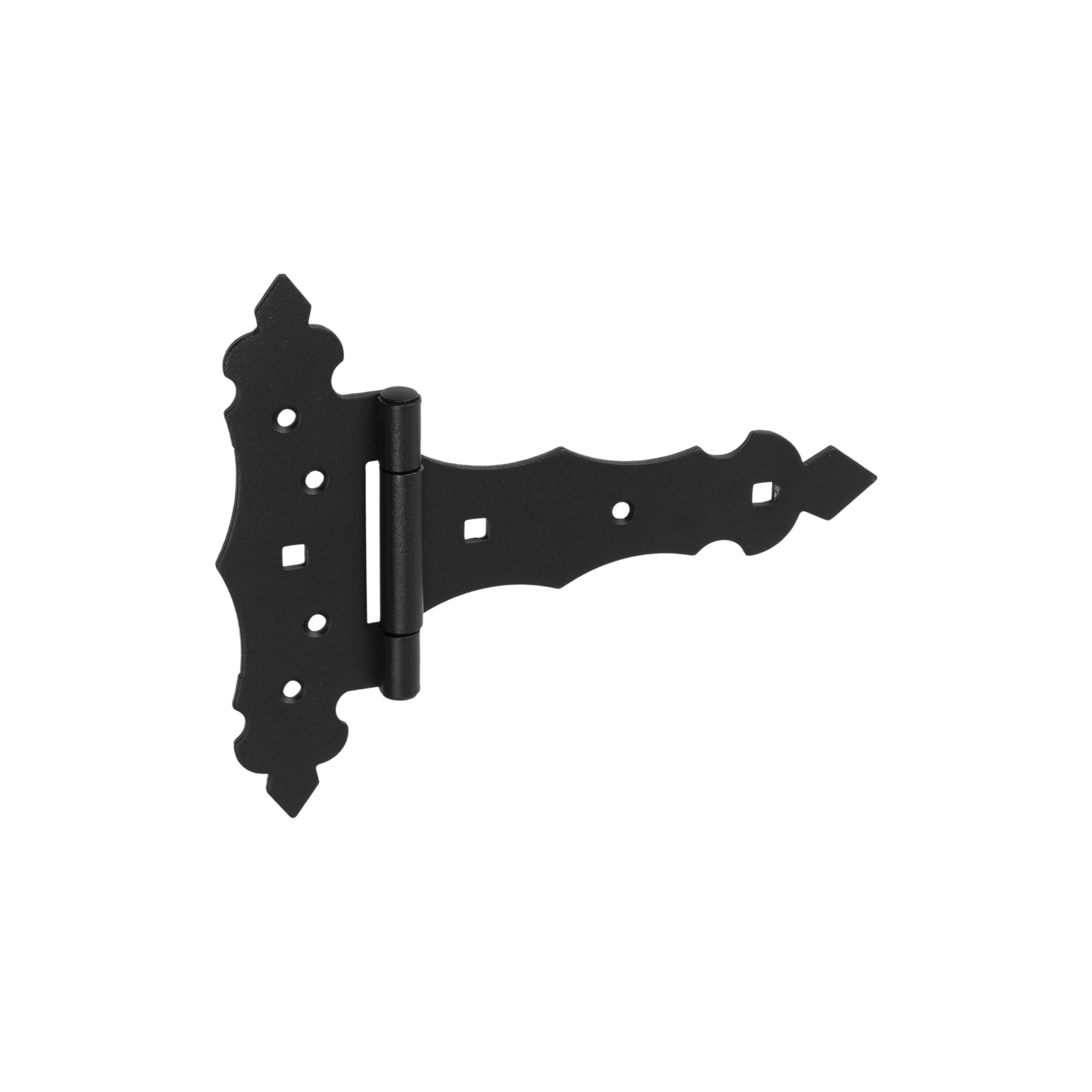 Zawias bramowy ozdobny do bramy furtki okiennic - ZOB 150 | 150 mm | Czarny | 30 mm