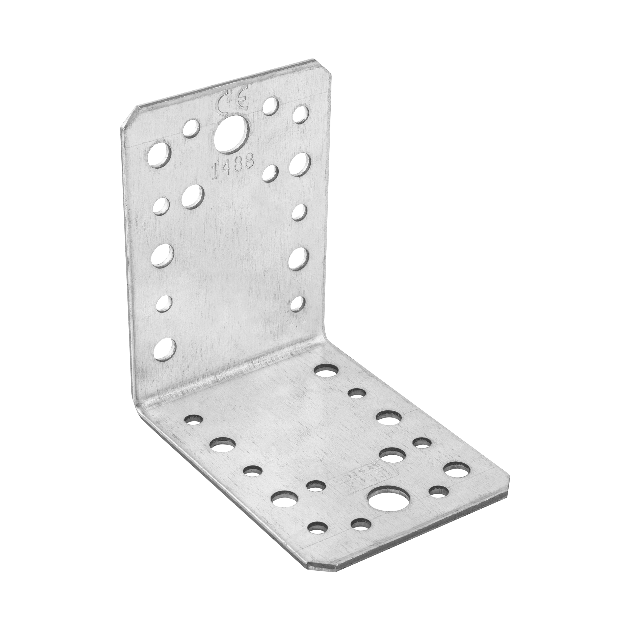 Winkelverbinder Verbindungswinkel Lochplattenwinkel Holzverbinder feuerverzinkt - KL 4 | 90x90x65 mm | 2,5 mm Tischlerwinkel KL 4, 90x90x65 mm, 2,5 mm, 90x90x65x2,5 mm, Baustahl DX51D, silber, im Elementset enthalten.