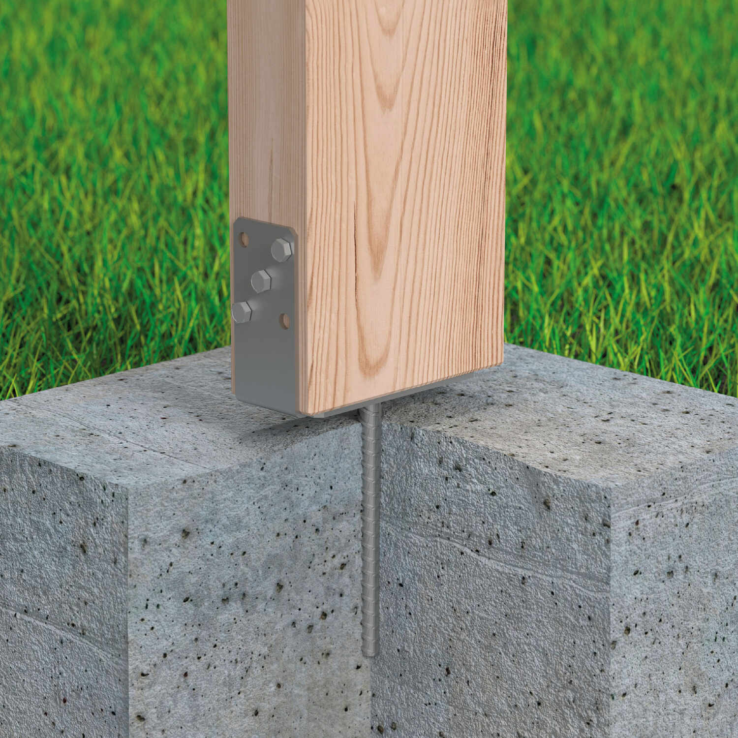 Podstawa słupa kotwa do wmurowania typ U regulowana - PSRU | 60-200 mm | Srebrny Podstawa słupa kotwa do wmurowania typ U regulowana - PSRU | 60-200 mm | Srebrny