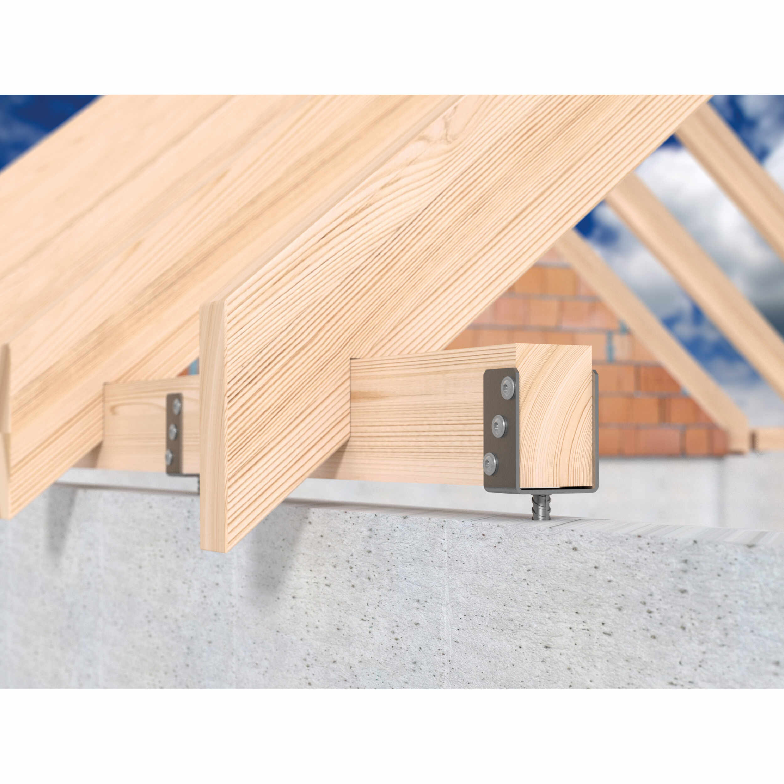 Podstawa słupa kotwa do betonu typ U - PS | 60 mm | Złoty Podstawa słupa kotwa do betonu typ U - PS | 60 mm | Złoty