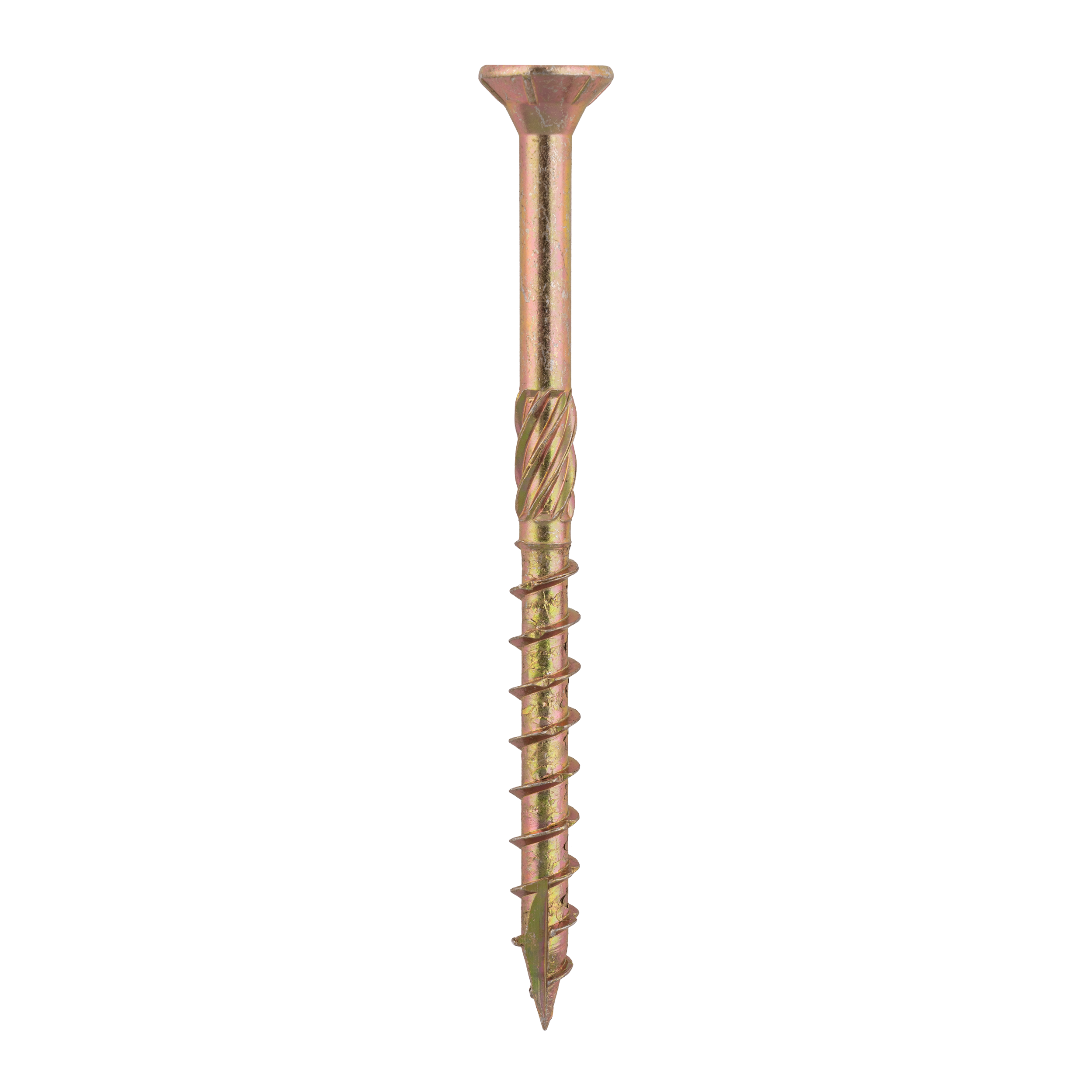 Holzschrauben Senkkopf TORX Teilgewinde - CS | 6 x 80 mm | gelb verzinkt | 200 Stk. Konische Zimmermannsschrauben TORX CS fĂŒr Holz, 6x80 mm, Gold, 200 Stk., 6x80 mm.