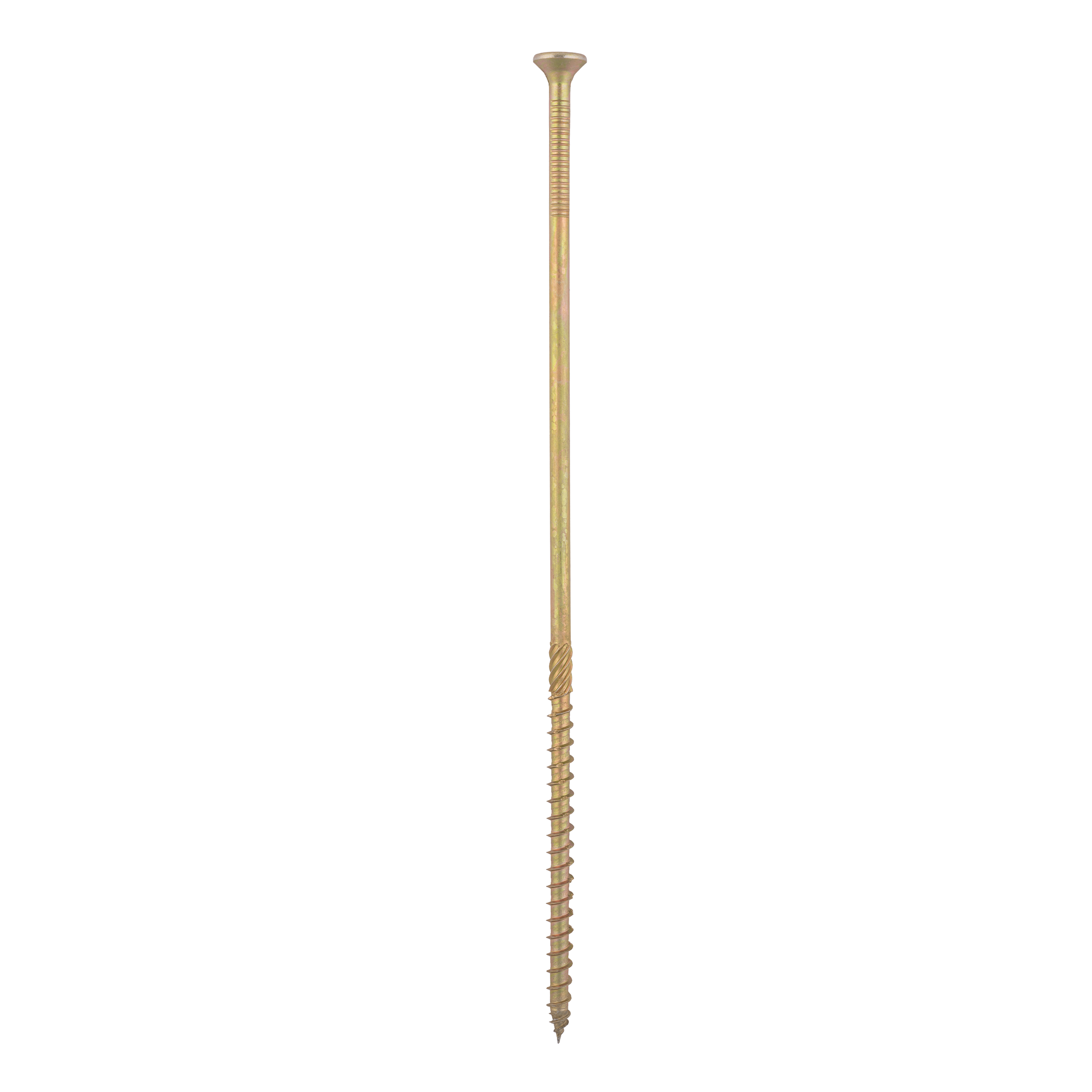 Holzbauschrauben Senkkopf TORX Teilgewinde - CS | 8 x 280 mm | gelb verzinkt | 50 Stk. Konische Zimmermannsschrauben TORX CS fĂŒr Holz, 8x280 mm, Gold, 50 Stk., 8x280 mm.