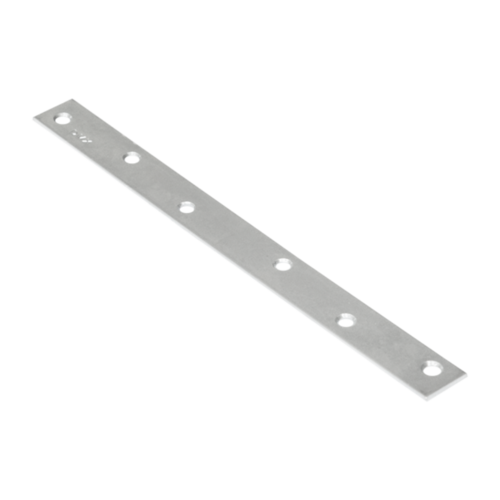 Flachverbinder schmal universal Lochplatte Verbindungsblech verzinkt - LW 250 | 246x22 mm | 20 Stück Schmaler Universal-Stahlverbinder LW 250, 246x22 mm, 20 Stk., 246x22x2,0 mm, DC01 Baustahl, silber 2.