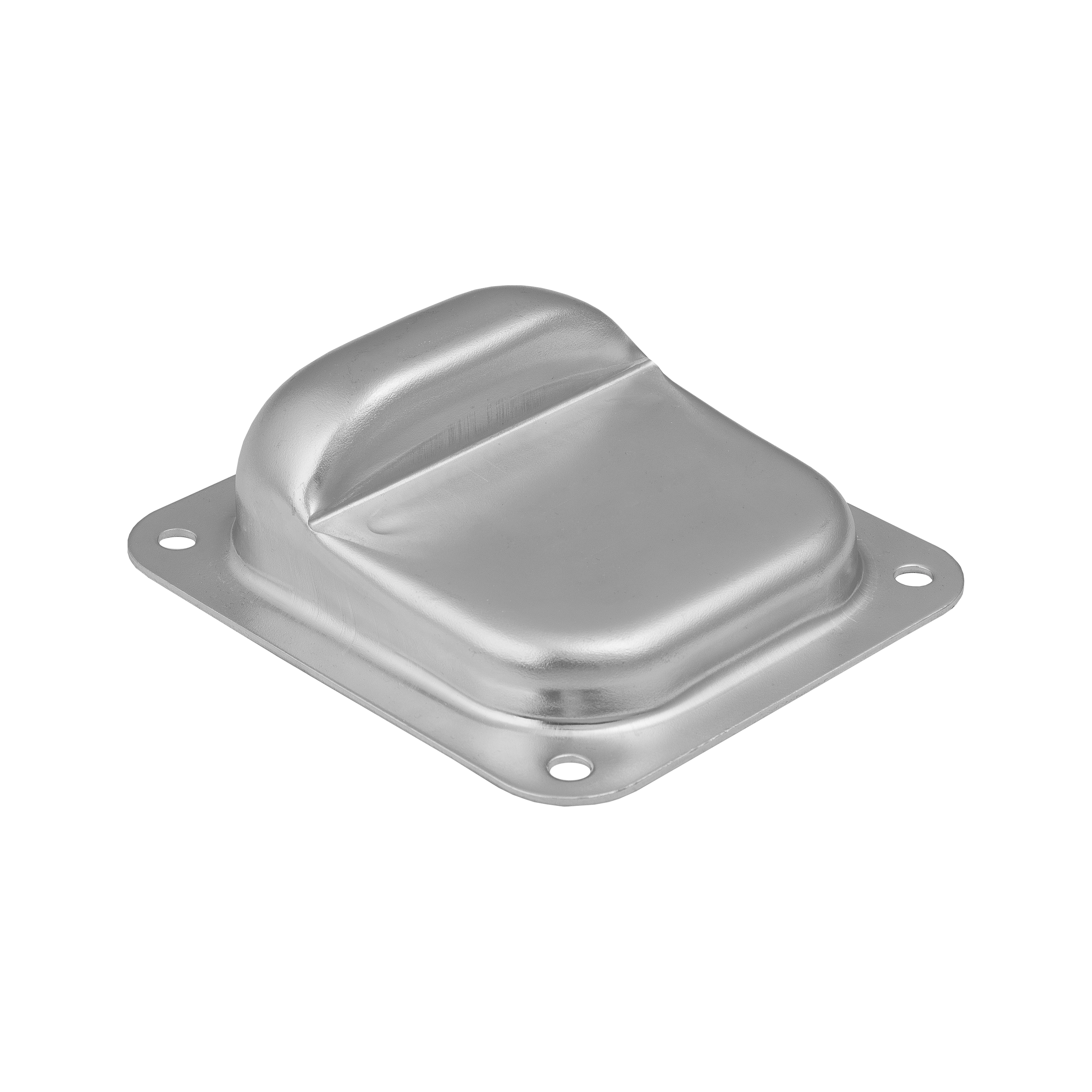 Torstopper zum Anschrauben - SB | silber | 158 mm Toranschlag zum Schrauben SB, silber, 158 mm, 158x138x50x2,0 mm, S235 Baustahl.