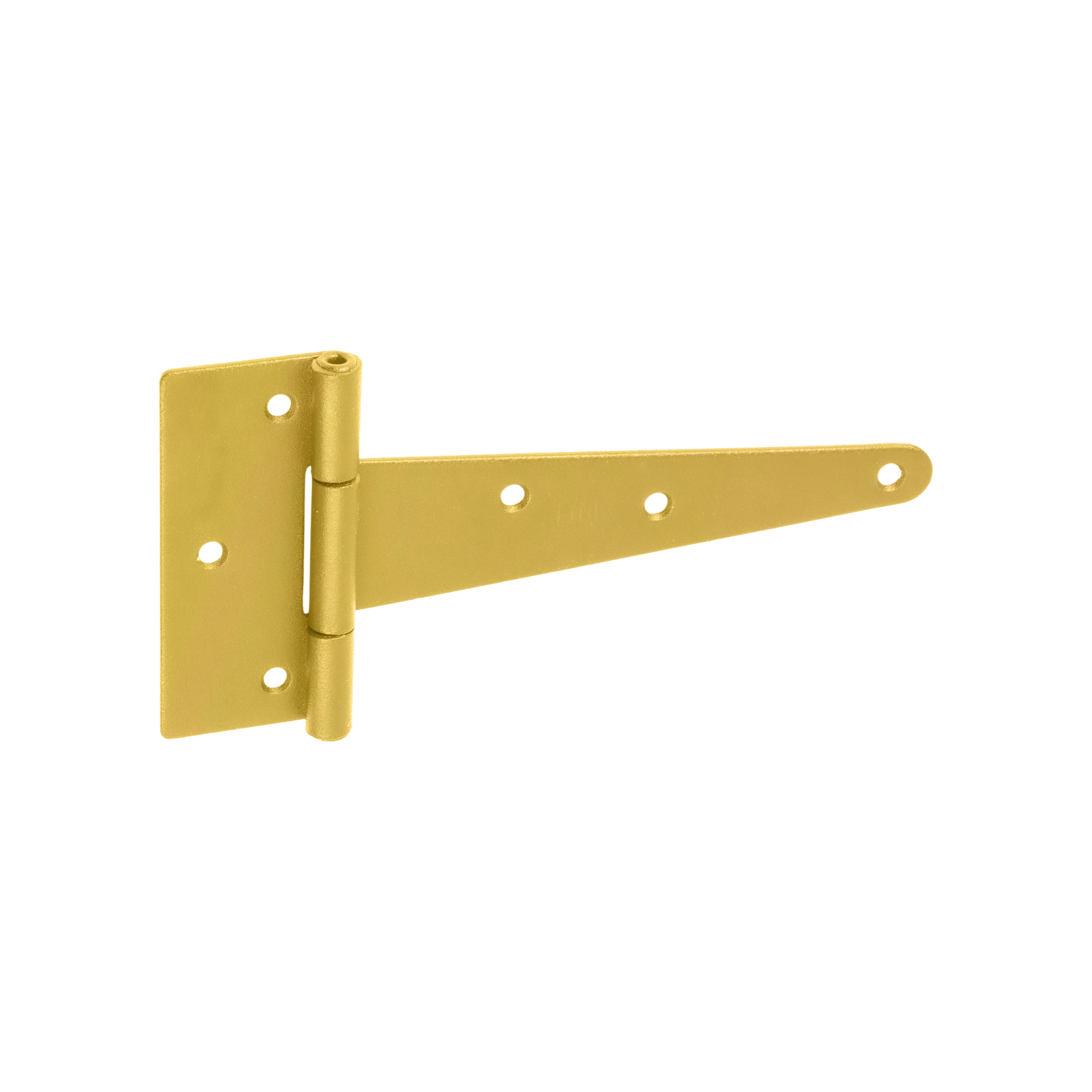 Dreiecksscharnier T-Scharnier Gartentor - ZT | verzinkt | 125 mm Dreiecksscharnier fĂŒr Tor, Pforte und Fensterladen ZT 125, 125 mm, Gold, 125x35x80x2,0 mm, DC01-Baustahl.
