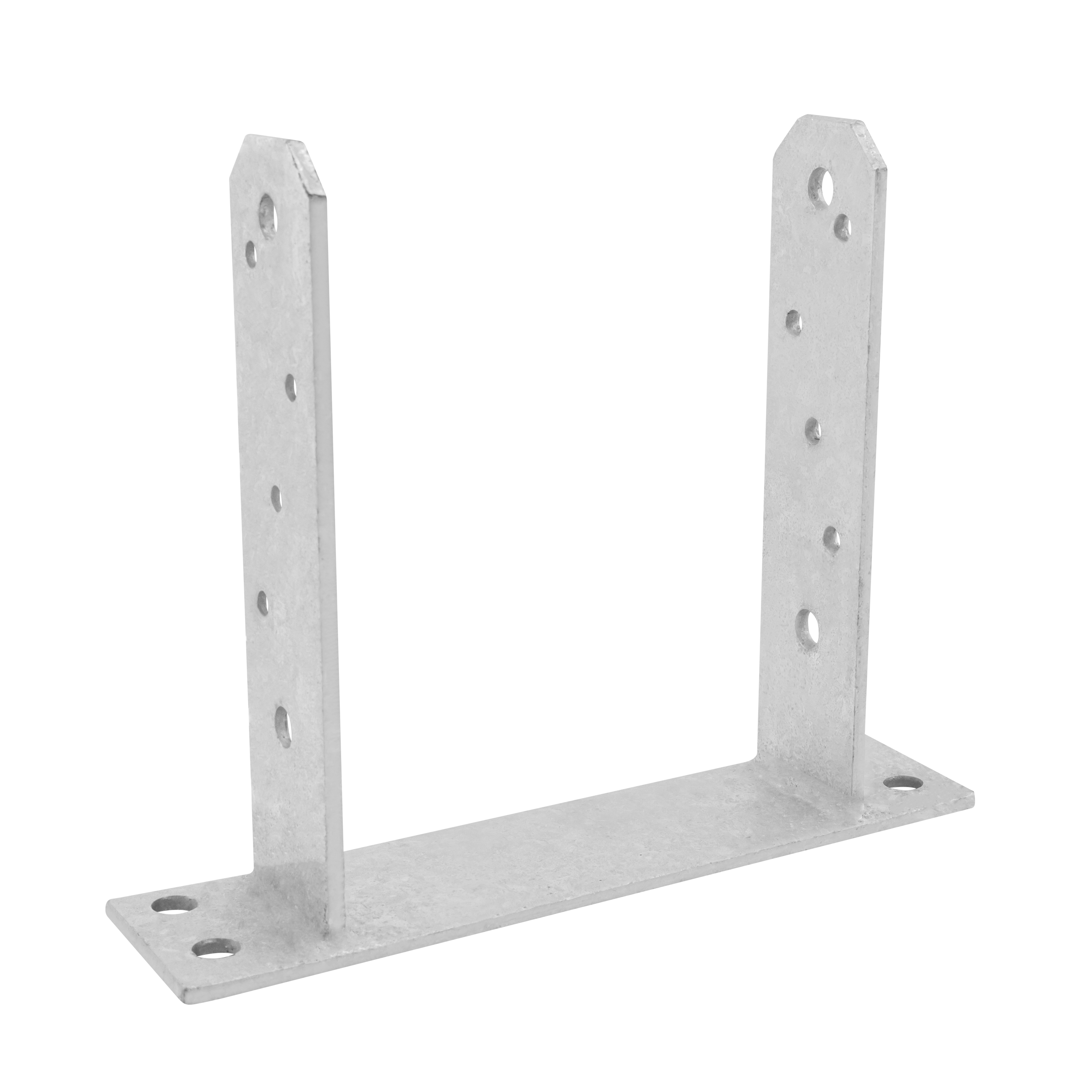 Pfostenträger zum aufdübeln U-Form Pfostenanker Typ TT - PST | 160 x 200 mm | feuerverzinkt Säulenfußanker für Betonwand Typ U PST, 160x200 mm, 160x200x50x5,0 mm, im Elementsatz.