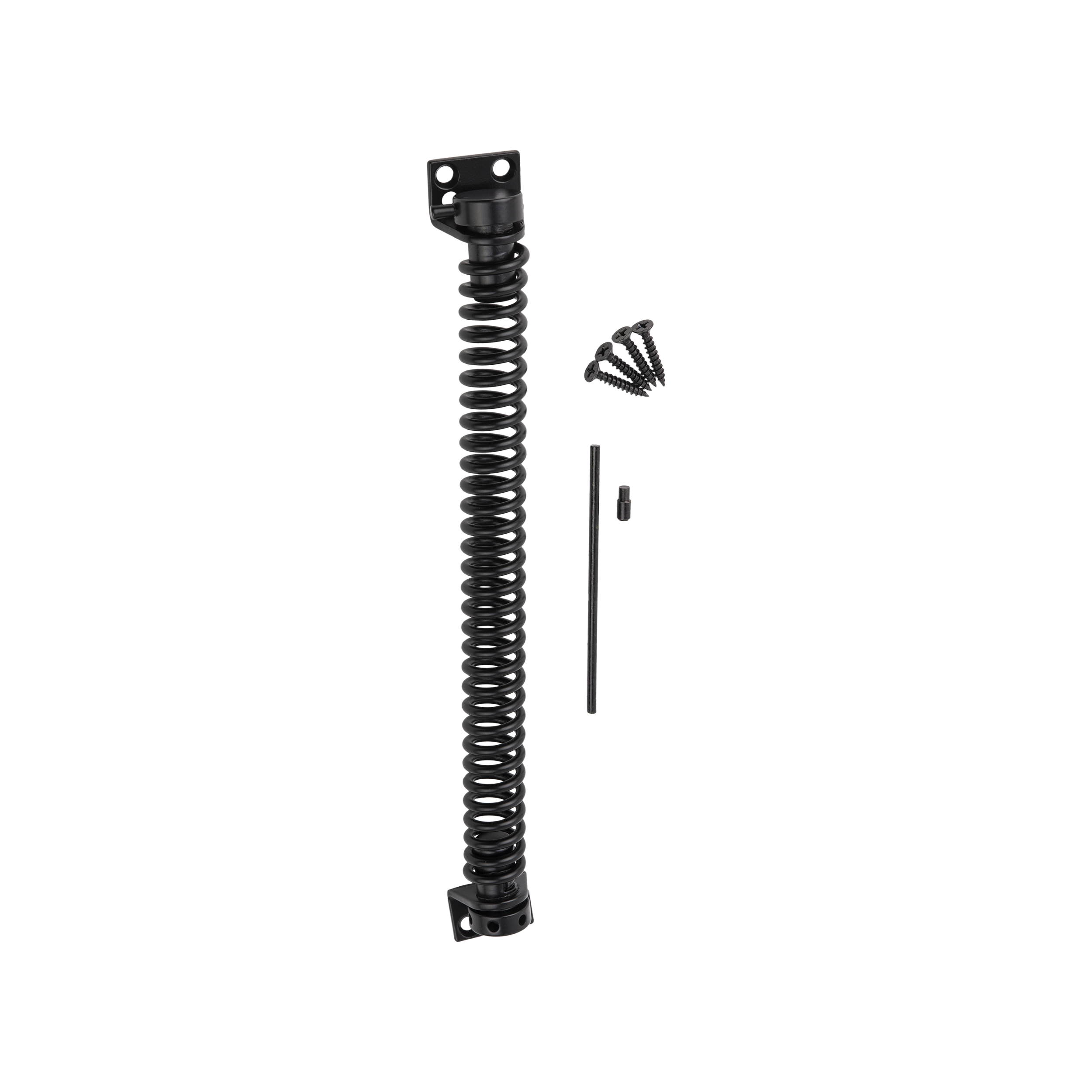 Schließfeder für Gartentore - WHF | schwarz | 22 mm Torschließfeder WHF, schwarz, 22 mm, 280 x 22 x 3,0 mm, DC01-Baustahl.