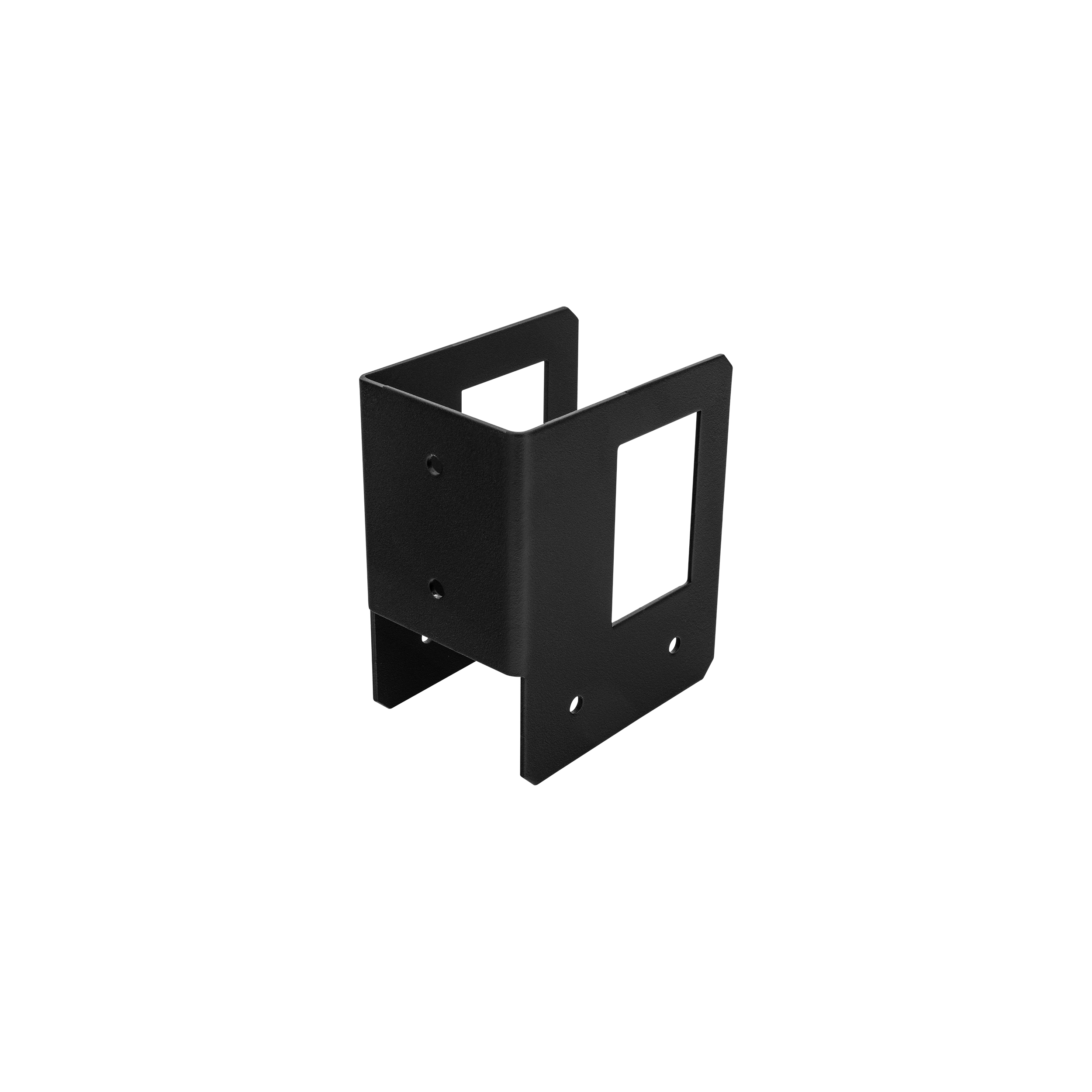 Eckverbinder für Holzunterstand - SEK 1 | 65x118x100 | schwarz Eckverbinder für Holzständer SEK 1, 65x118x100, schwarz, 65x118x100x2,0 mm, DX51D-Baustahl.