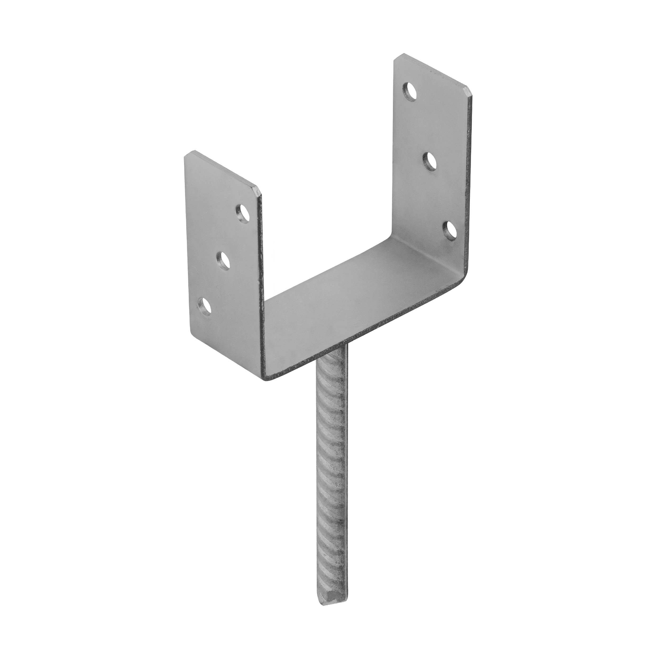 U Pfostenträger zum Einbetonieren Pfostenanker Stützen Betonanker - PS | 150 mm | feuerverzinkt Mastfuß-Betonanker Typ U PS, 150 mm, silber feuerverzinkt, 151x120x60x4,0 mm, im Elementset.