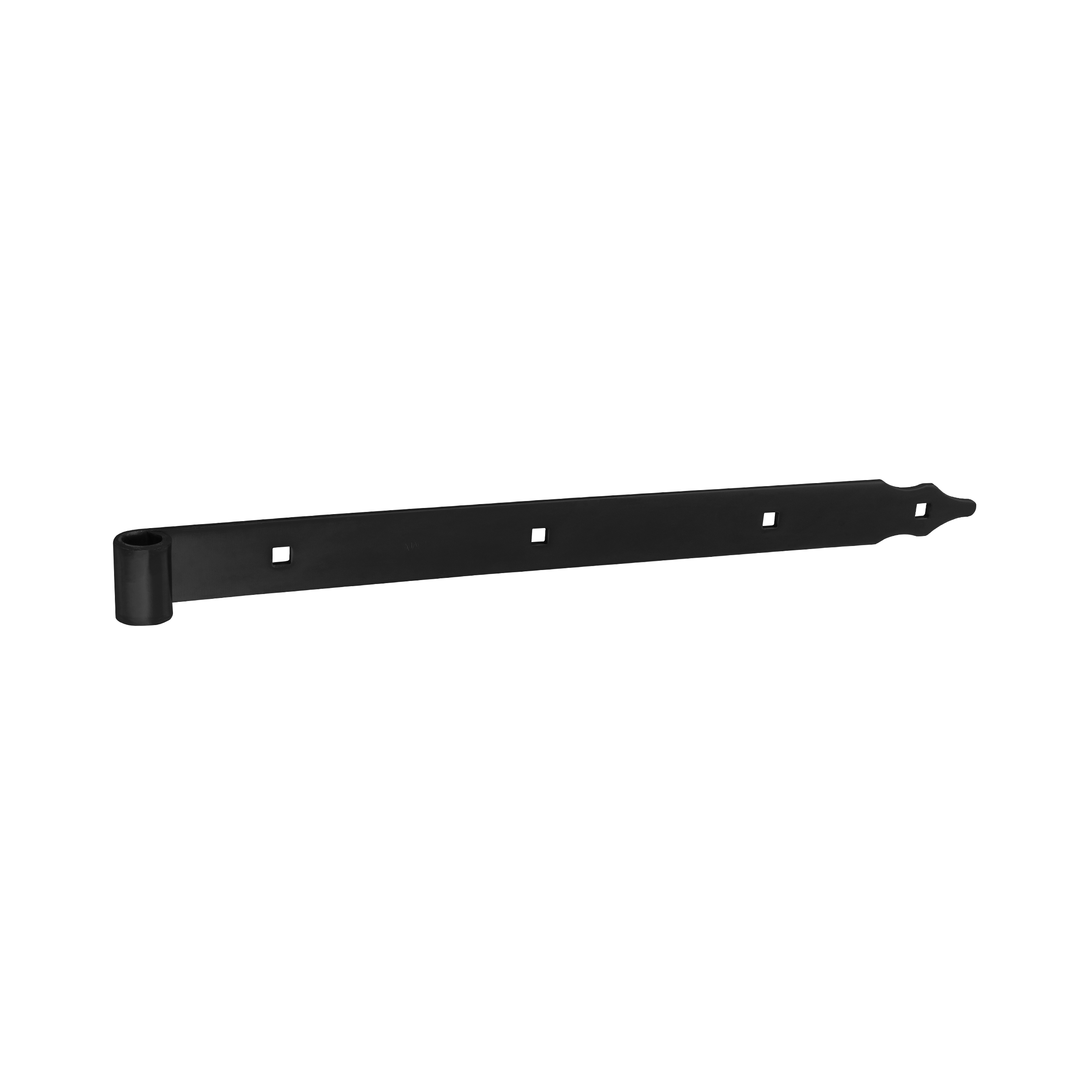 Ladenband für Tore - ZP | schwarz | 500 mm | fi 16 mm Bandscharnier für Tore ZP 500/16, 500 mm, schwarz, 16 mm, 500x40x5,0 mm.