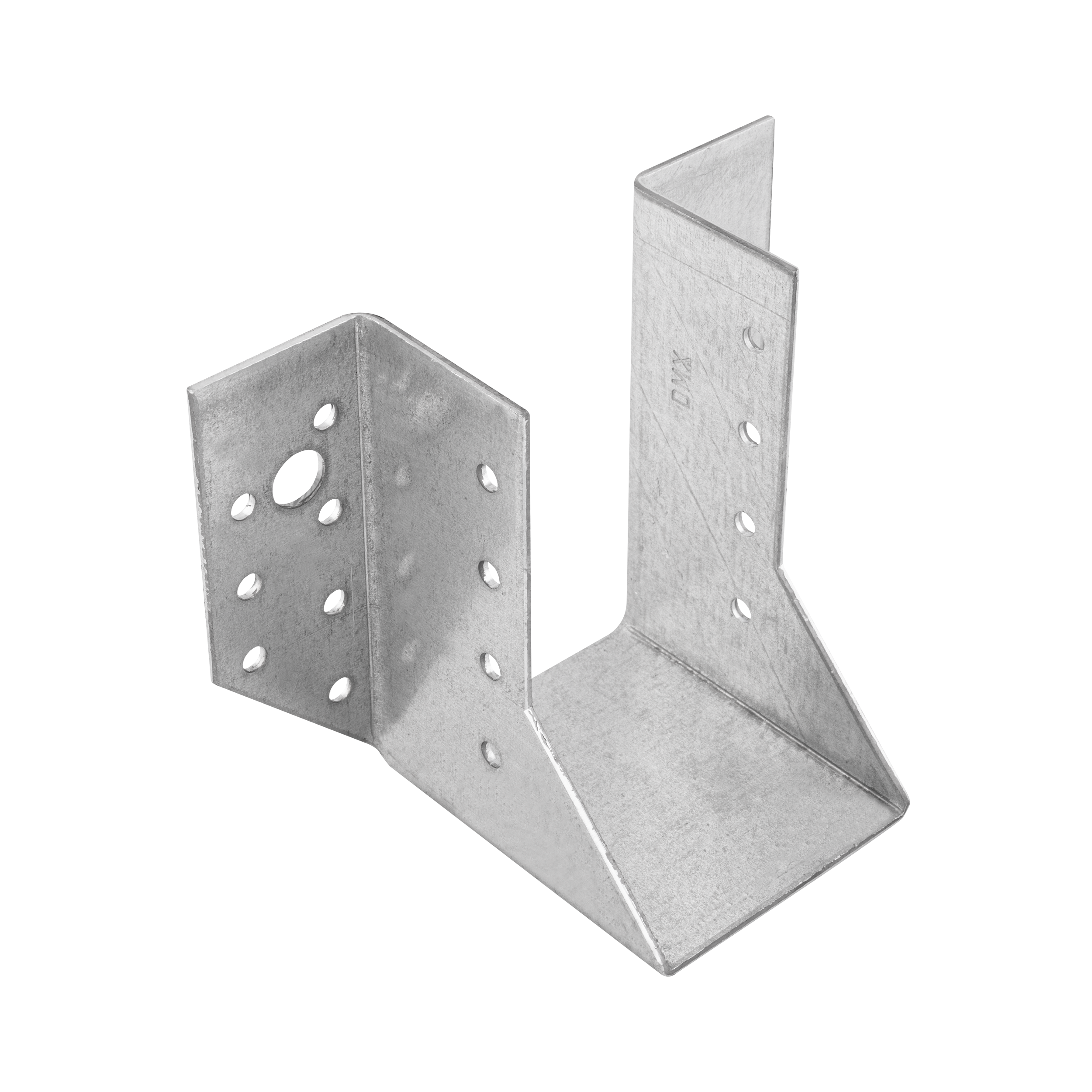 Wieszak belki uchwyt belki drewnianej - WB 14 | 60x100x75 mm | Srebrny