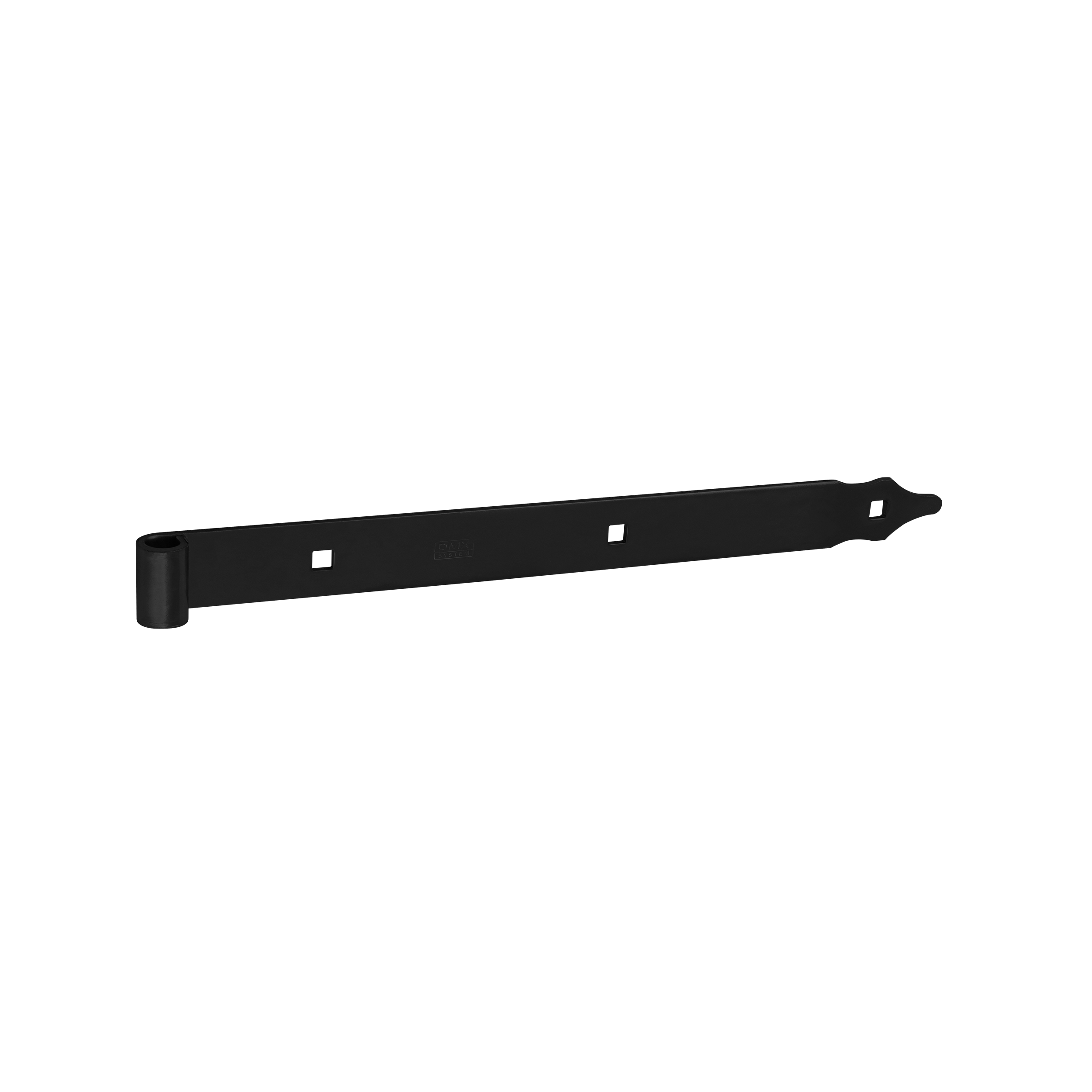 Ladenband für Tore - ZP | schwarz | 400 mm | fi 13 mm Bandscharnier für Tore ZP 400/13, 400 mm, schwarz, 13 mm, 400x35x4,0 mm.