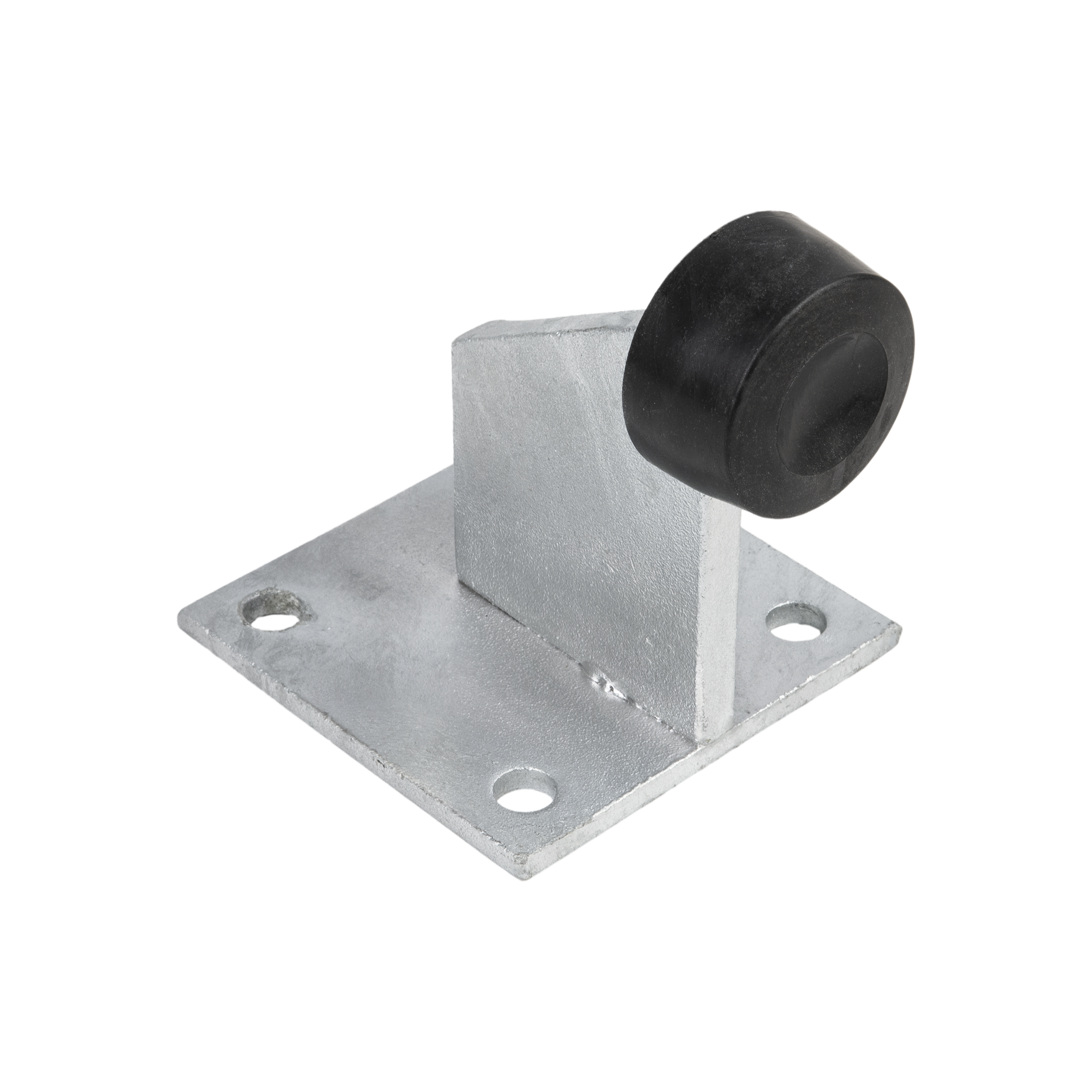 Torstopper zum Anschrauben - SBO | silber Toranschlag zum Schrauben SBO, silber, 100x100x115 mm, S235 Baustahl, Schuss 1.