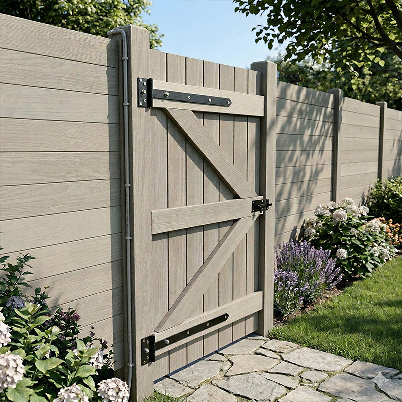 Zawiasy do bramy drewnianej