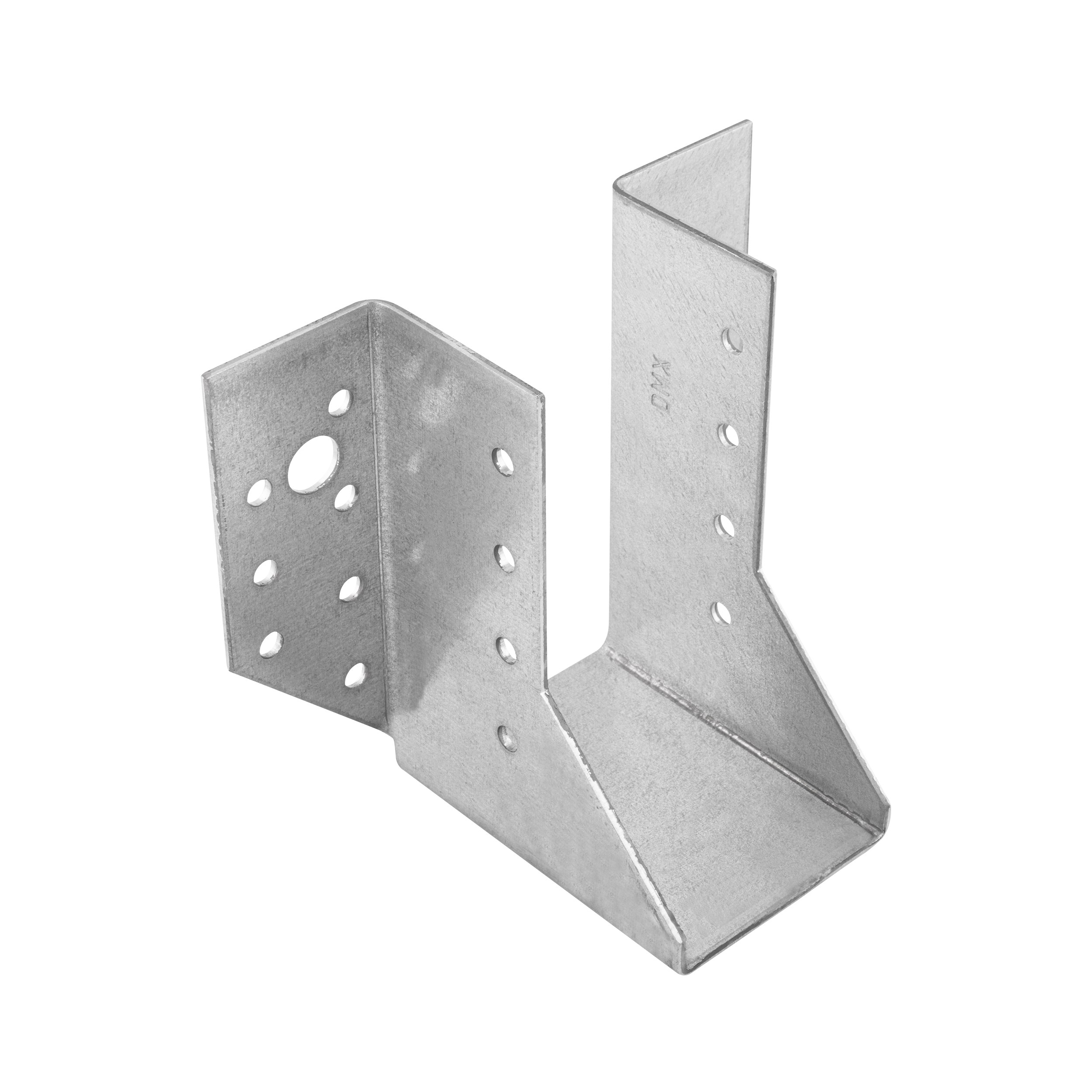 Wieszak belki uchwyt belki drewnianej - WB 10 | 51x105x75 mm | Srebrny