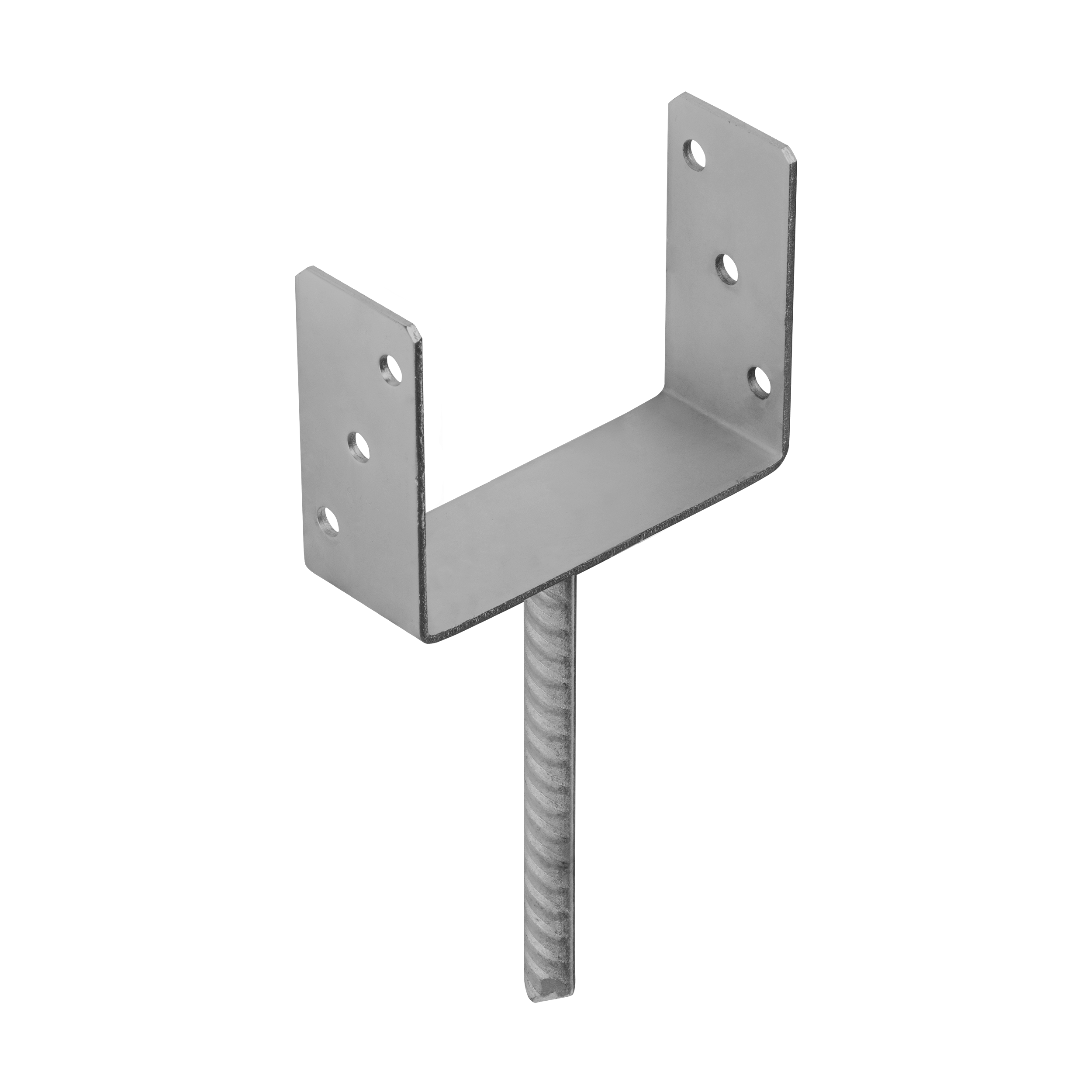 U Pfostenträger zum Einbetonieren Pfostenanker Stützen Betonanker - PS | 160 mm | feuerverzinkt Mastfuß-Betonanker Typ U PS, 160 mm, silber feuerverzinkt, 161x120x60x4,0 mm, im Elementset.