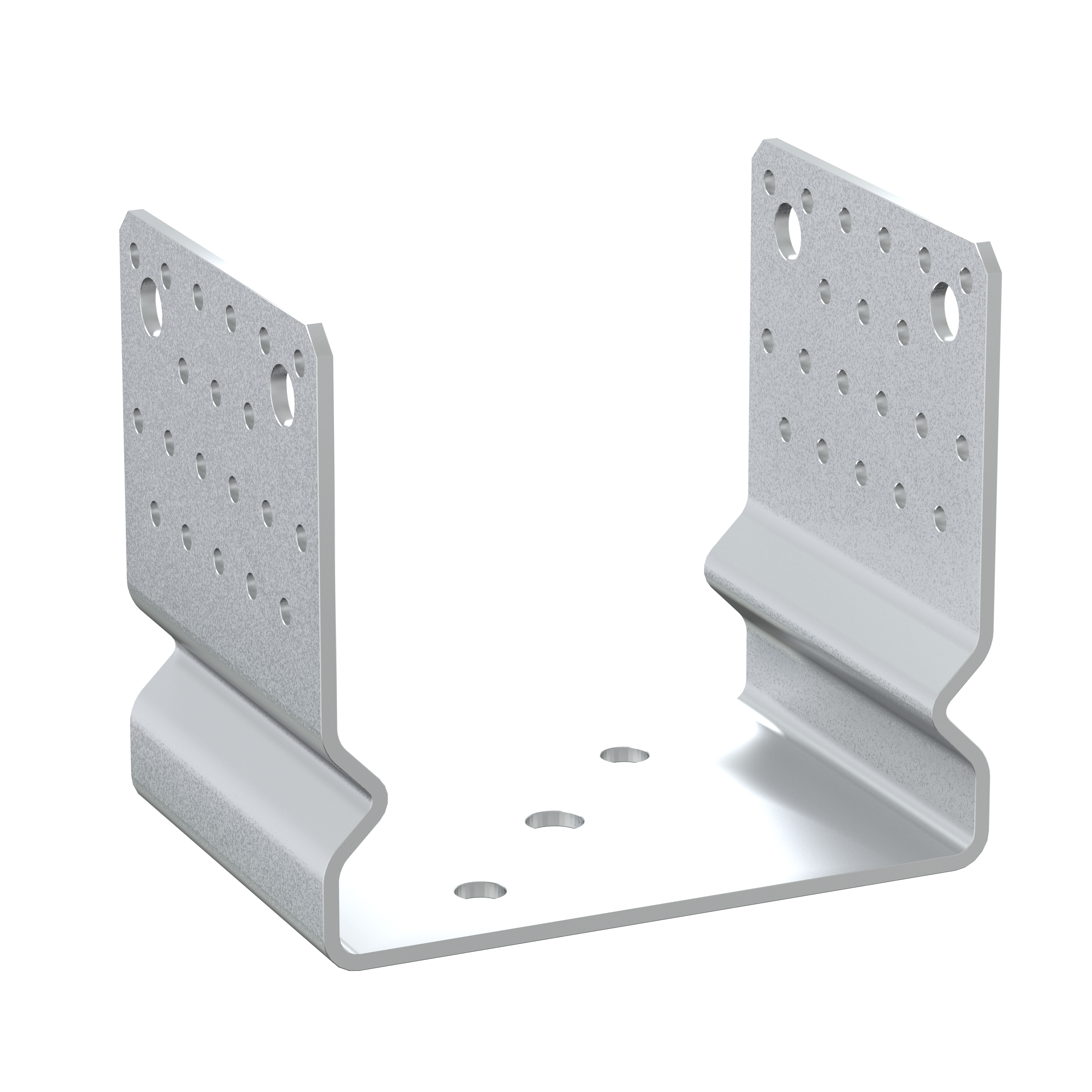 Podstawa słupa kotwa typ U z odsadzeniem wielopunktowa - PSSOZ | 160 mm | Srebrny Podstawa słupa kotwa typ U z odsadzeniem wielopunktowa - PSSOZ | 160 mm | Srebrny