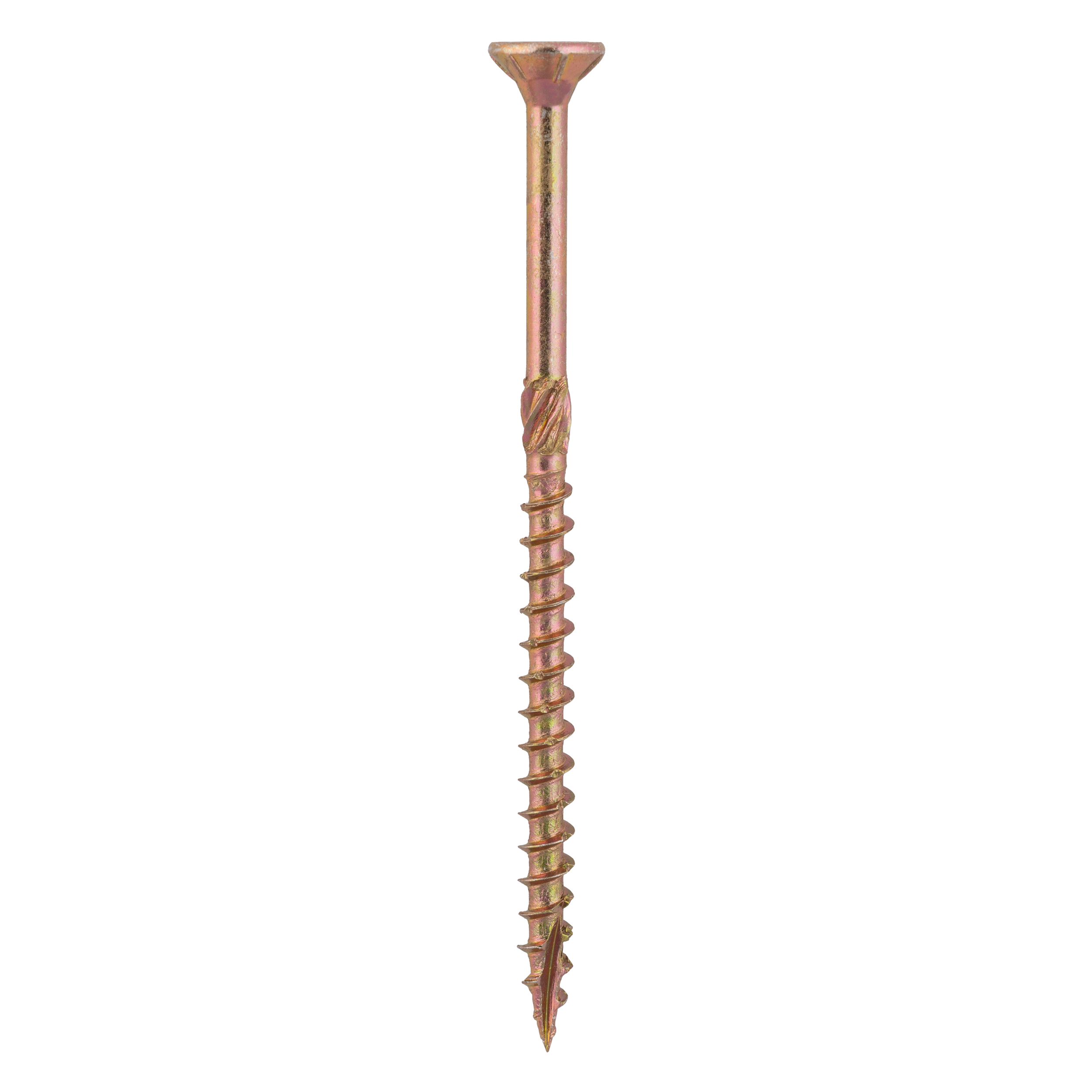 Holzschrauben Senkkopf TORX Teilgewinde - CS | 4 x 70 mm | gelb verzinkt | 200 Stk. TORX CS konische Zimmermannsschrauben fĂŒr Holz, 4x70 mm, Gold, 200 Stk., 4x70 mm.