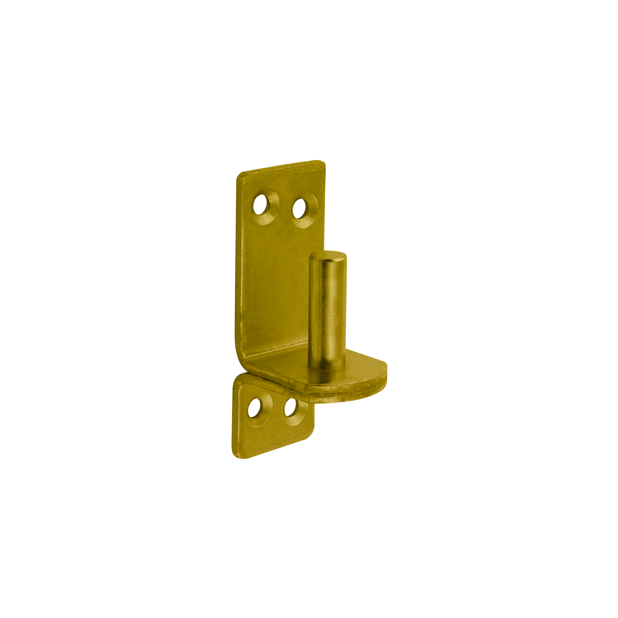 Kloben für Torbänder - C | verzinkt | fi 10 mm | 11 mm Zapfenhalter für Torscharniere C 10/11, 35 mm, Gold, 10 mm, 11x81x3,0 mm, Schuss 2.