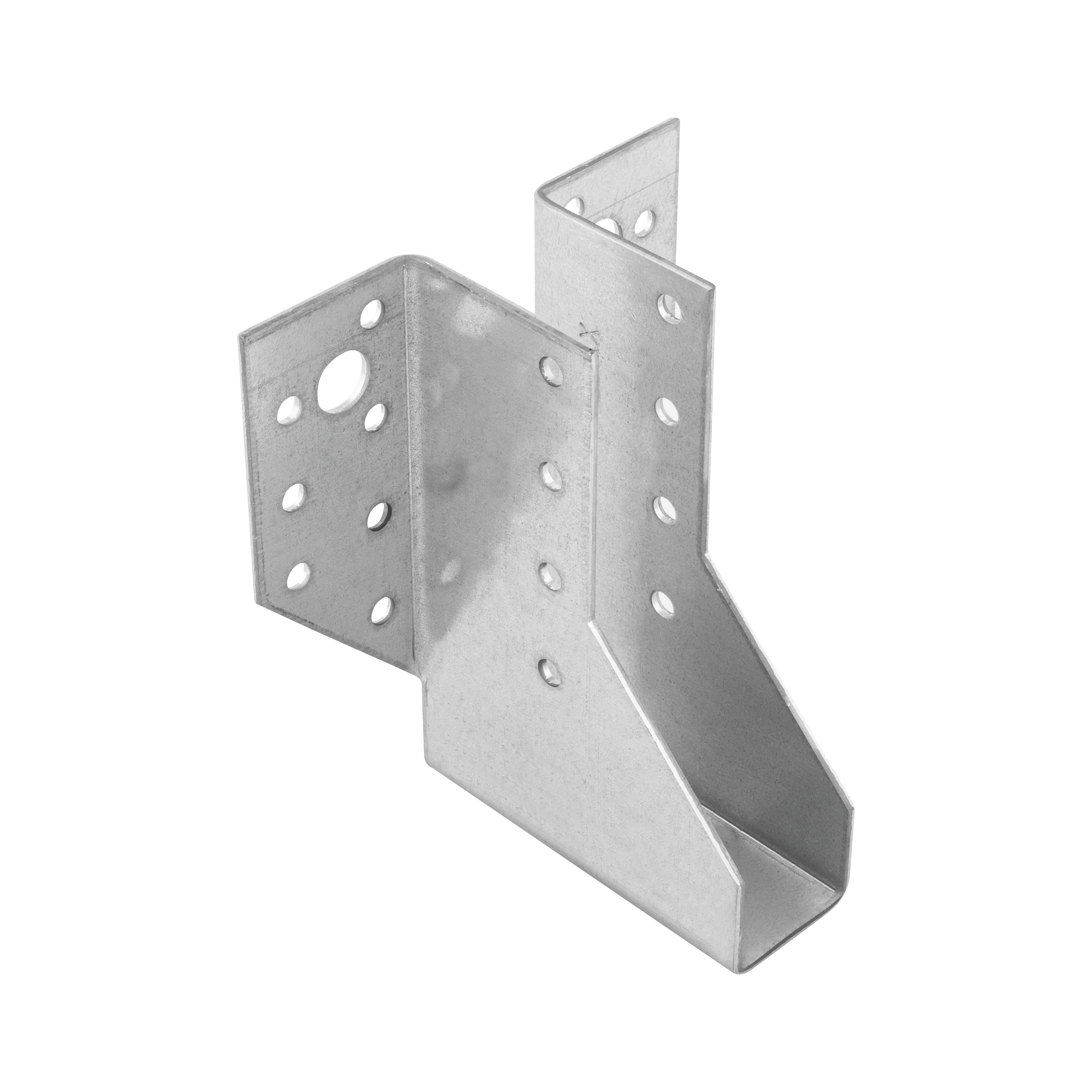 Balkenschuh Balkenträger Trägerschuh Holzverbinder - WB 40 | 25x107x75 mm | feuerverzinkt Balkenaufhänger Holzbalkenhalter WB 40, 25x107x75 mm, silber, 25x107x75x2,0 mm, DX51D Baustahl, Schuss 1.