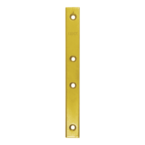 Flachverbinder schmal universal Lochplatte Verbindungsblech - LW 5 | 193x20 mm | 20 Stück | Gold Schmaler Universal-Stahlverbinder LW 5, 193x20 mm, 20 Stk., 193x20x4,0 mm, Gold, S235 Baustahl 2.