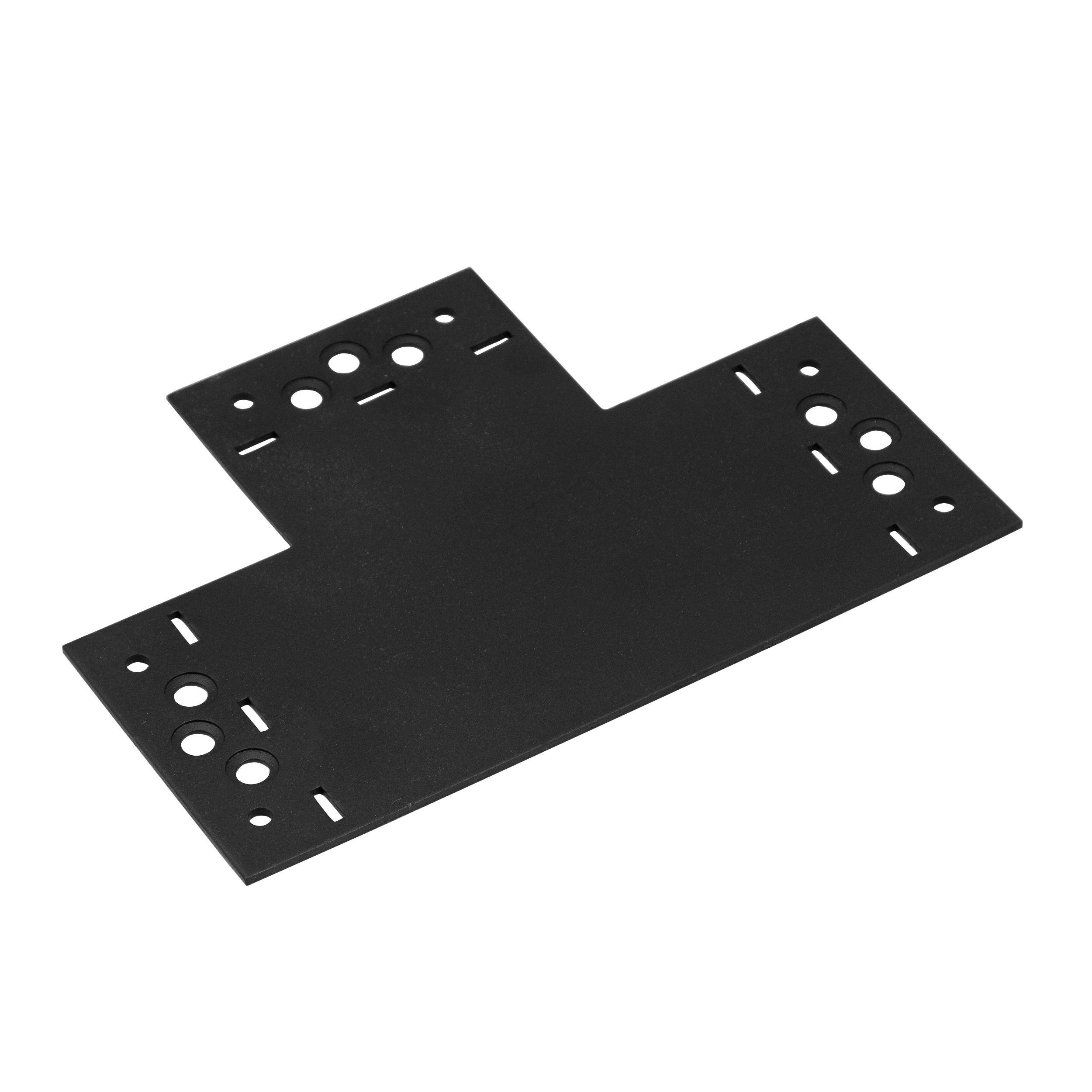 Łącznik płaski trójramienny ozdobny do pergoli - SDLPB 1 | 207x146x85 mm | czarny