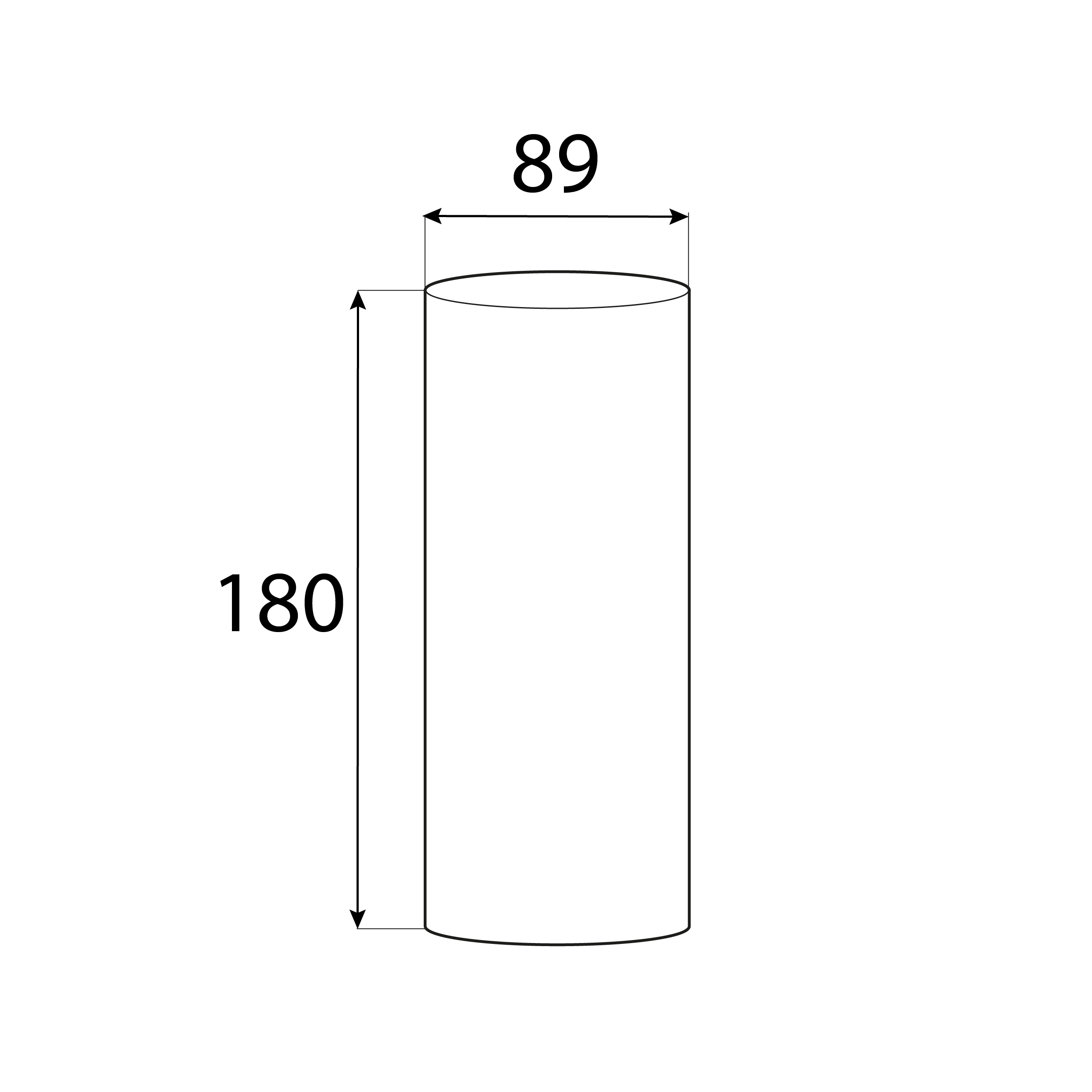 Einschlagwerkzeug für Einschlaghülsen - WD 90 | Ø 89 Hammer für angetriebene Sockel WD 90, Durchmesser 89, 180x89 mm, schwarz, PP-Kunststoff, Schuss 2.